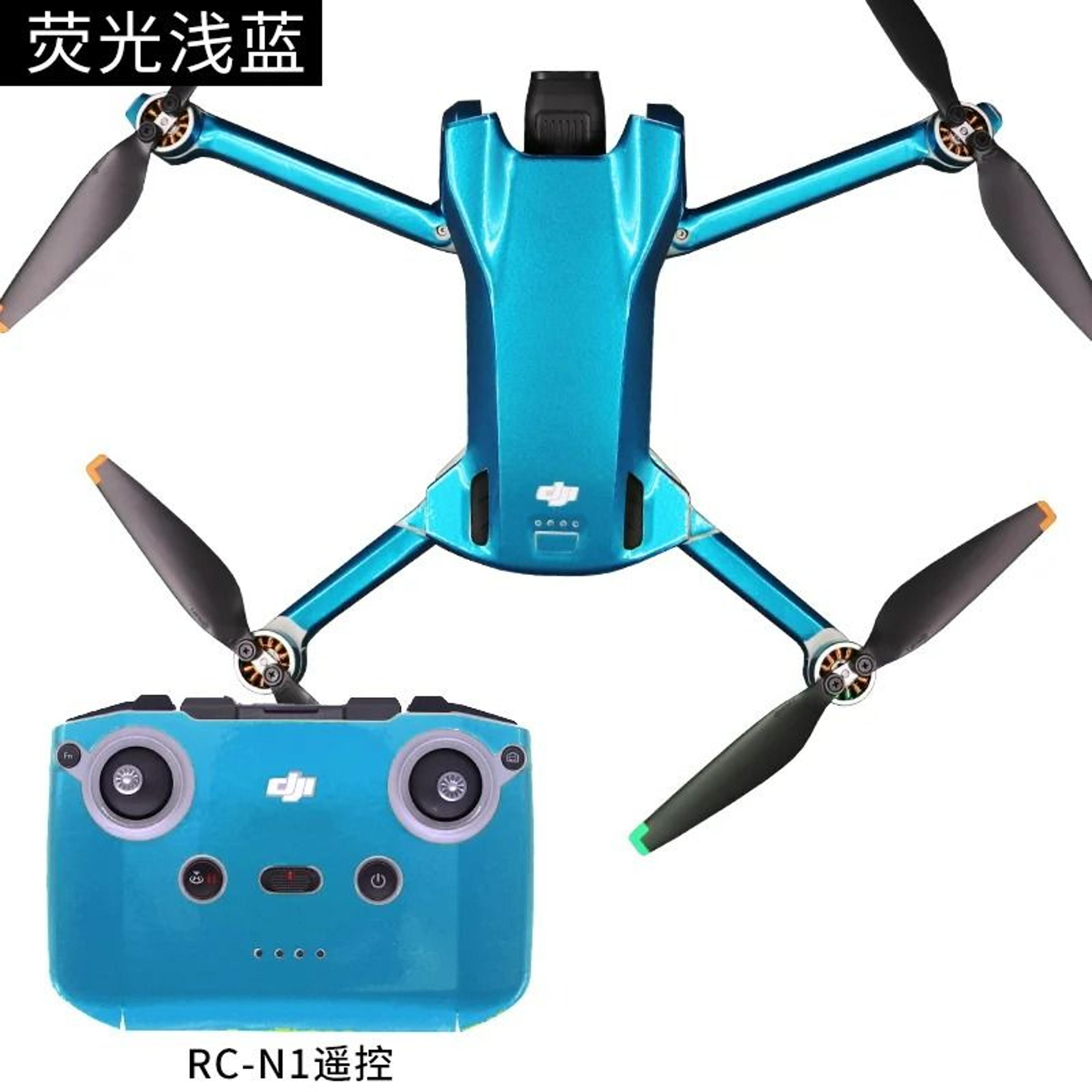 Fluorescent Waterproof PVC Protective Skin Decal Kit For DJI Mini 3 6