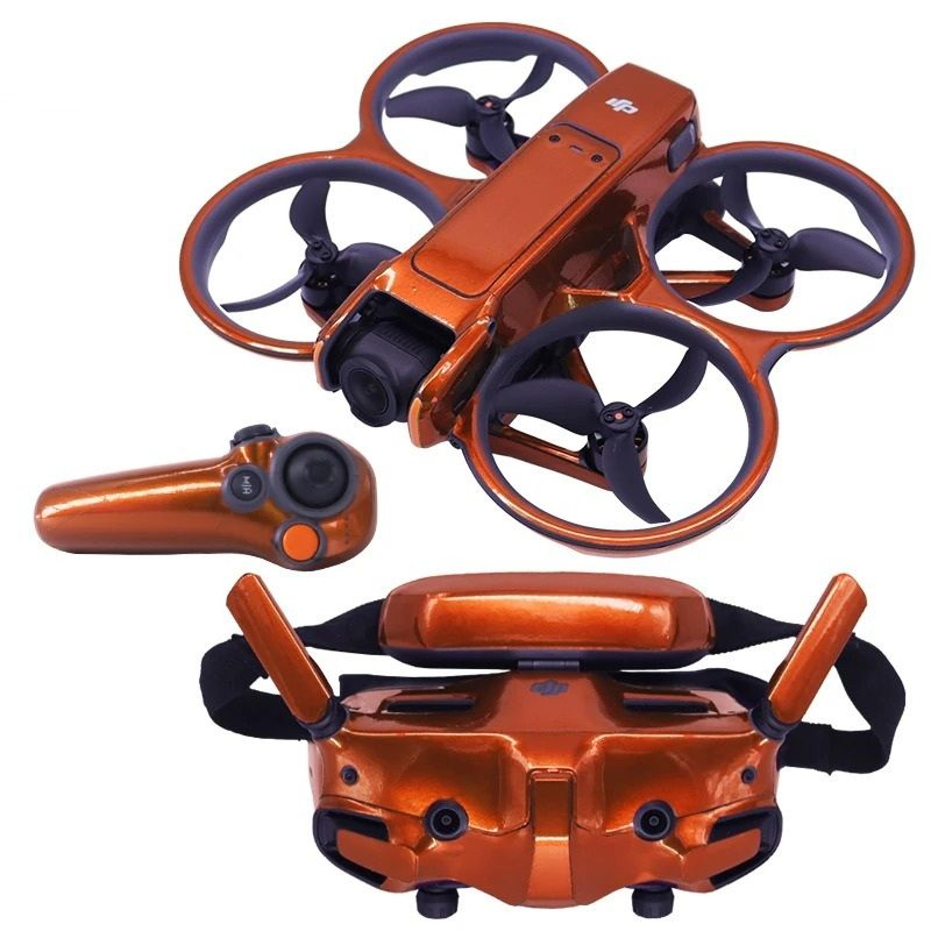 Fluorescent Waterproof PVC Protective Skin Decal Kit For DJI Avata 2  DJI Goggles 3 6
