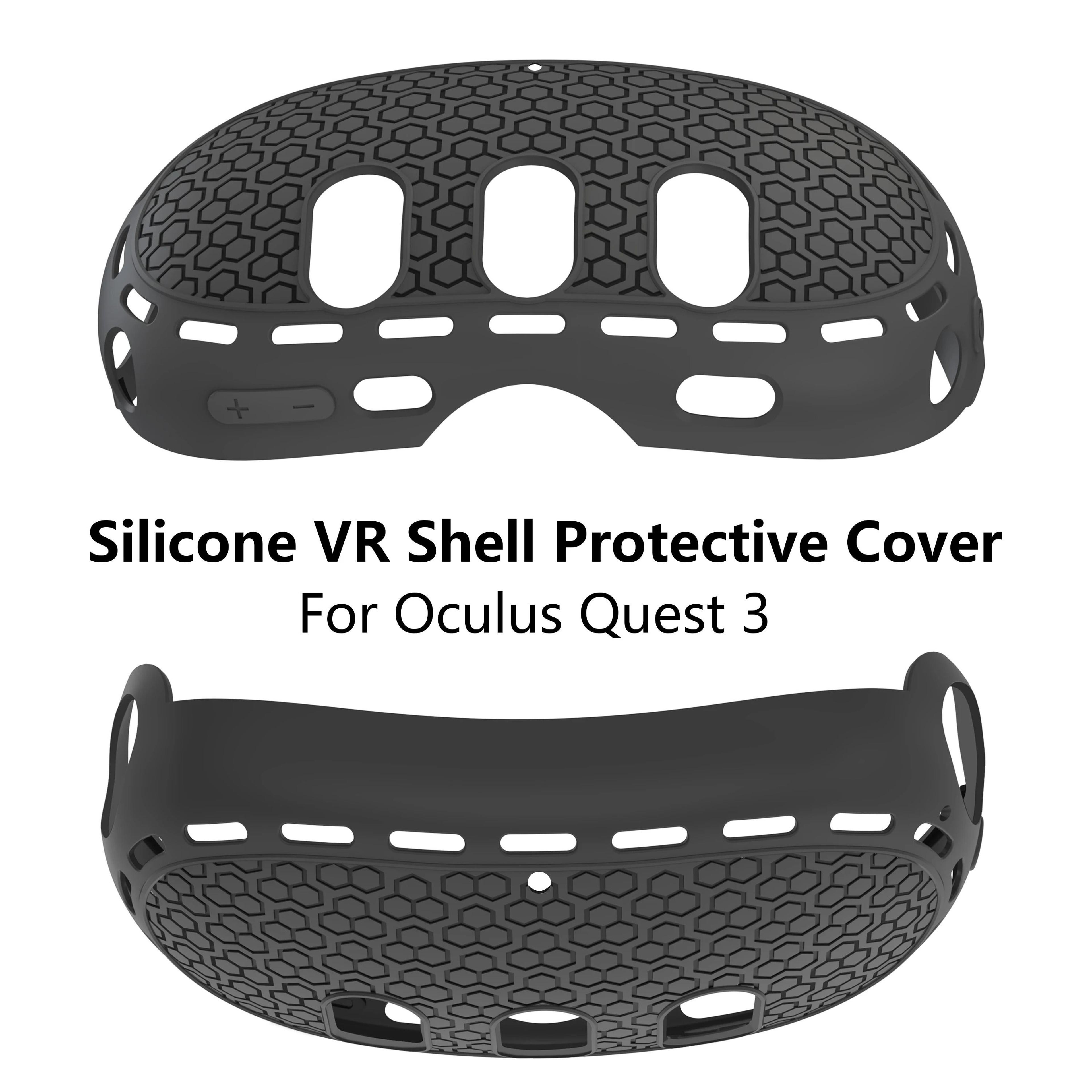 Full Protective Silicone Shell Cover  Sweatproof Face Cover Set For Meta Quest 3 4
