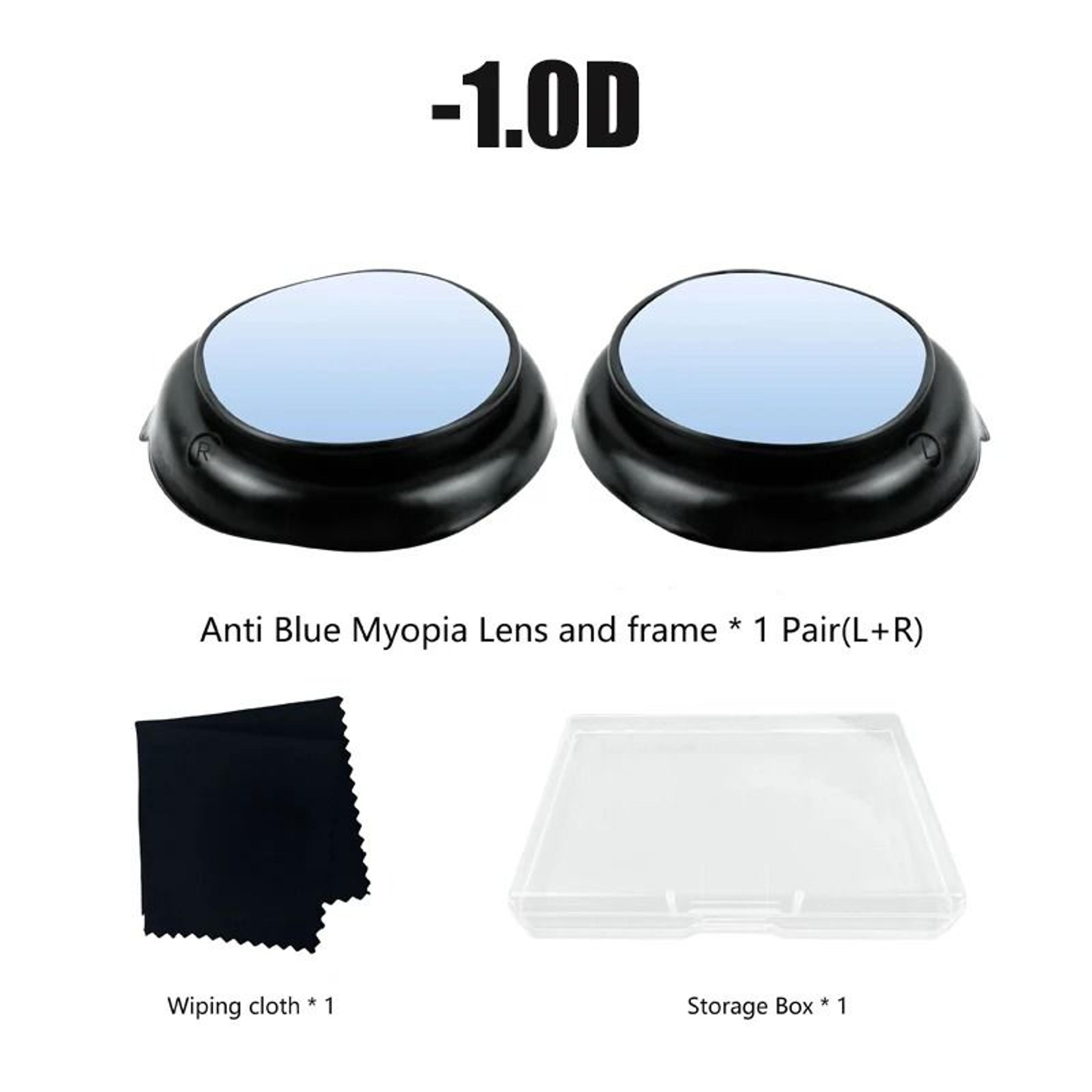Magnetic AntiBlue Light  Prescription Lens Insert Frames For Meta Quest 3 8