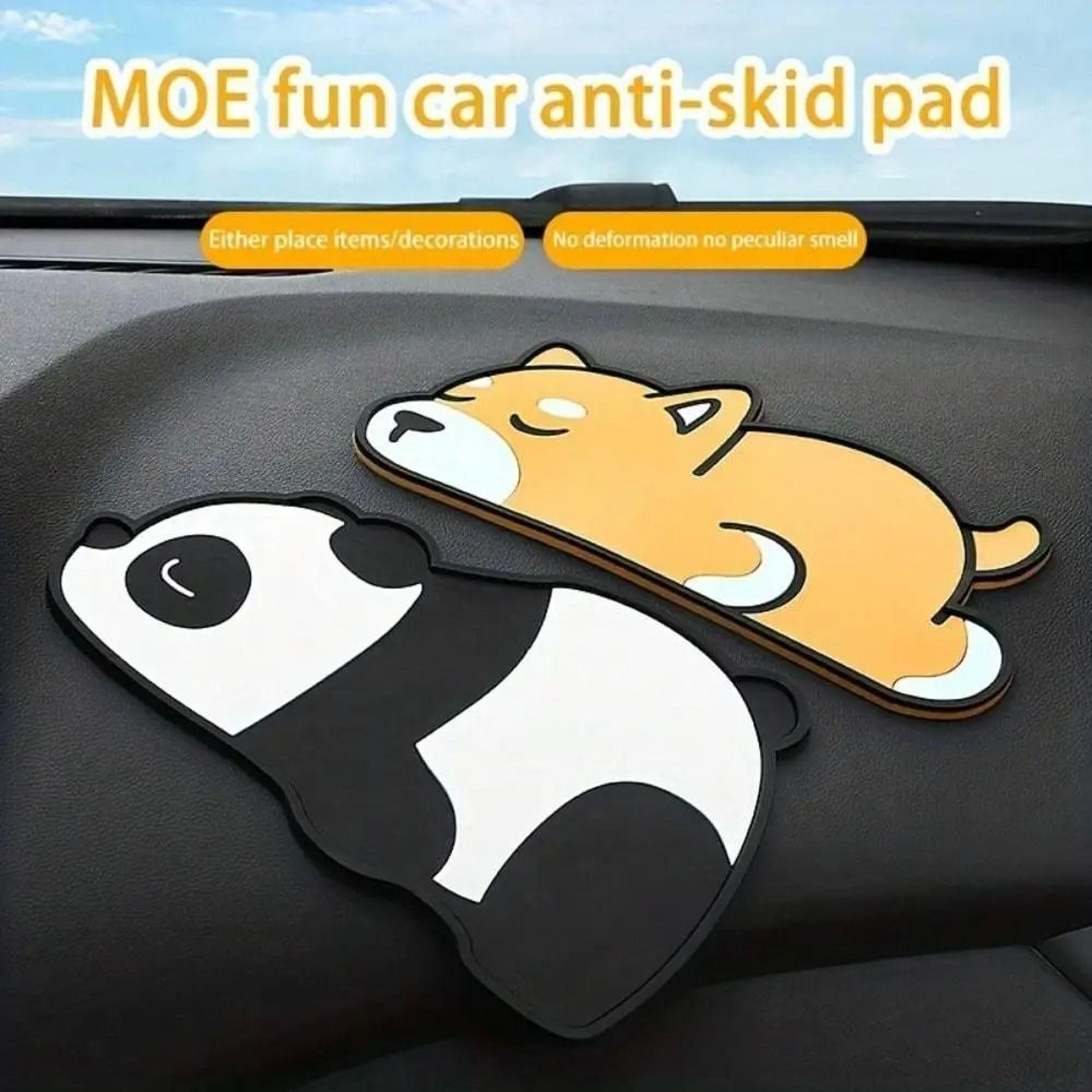 Cute Panda Car Dashboard AntiSlip Mat  Interior Decor Liner For Boys  Girls 1