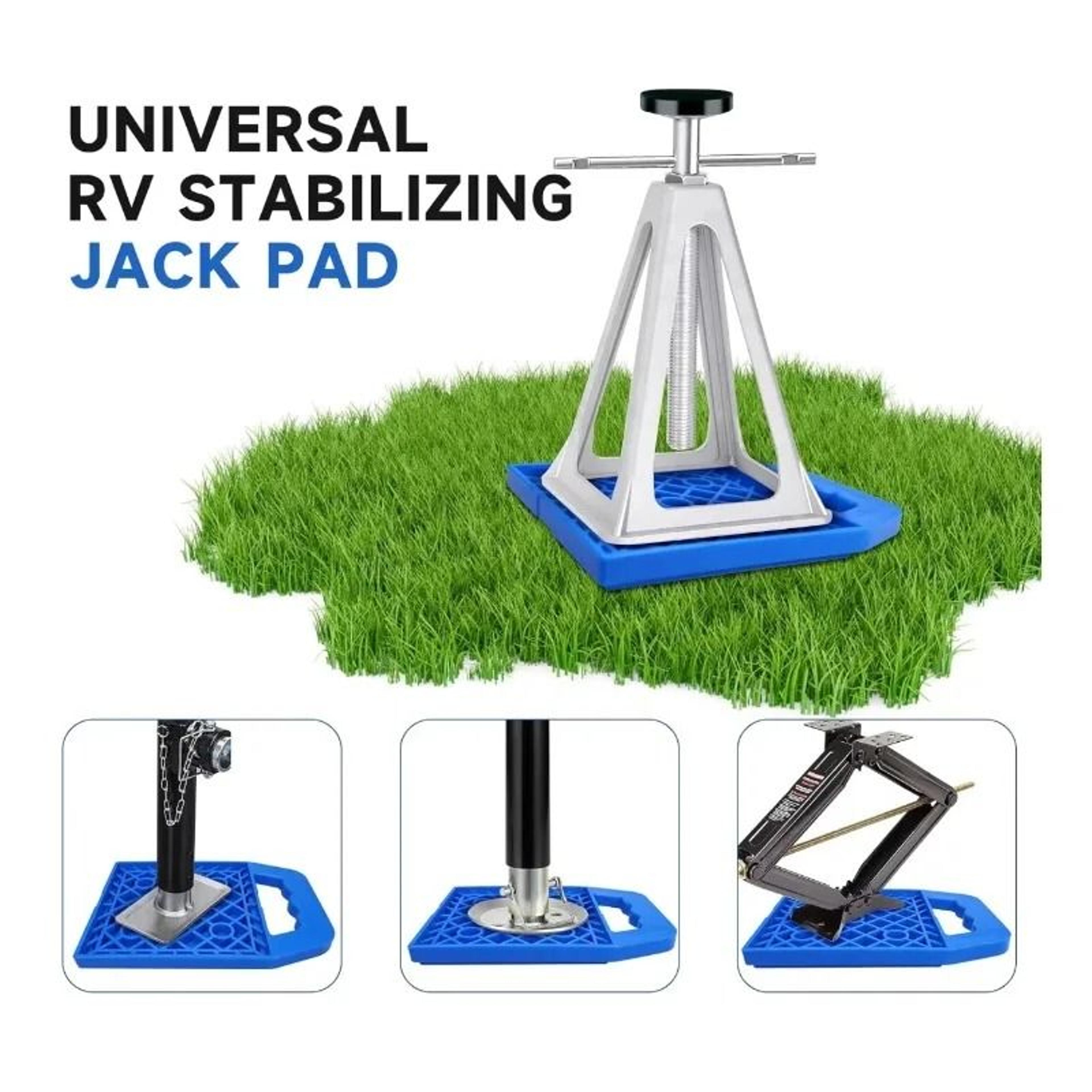 4Pack HeavyDuty RV Stabilizer Jack Pads With Integrated Molded Handles 3