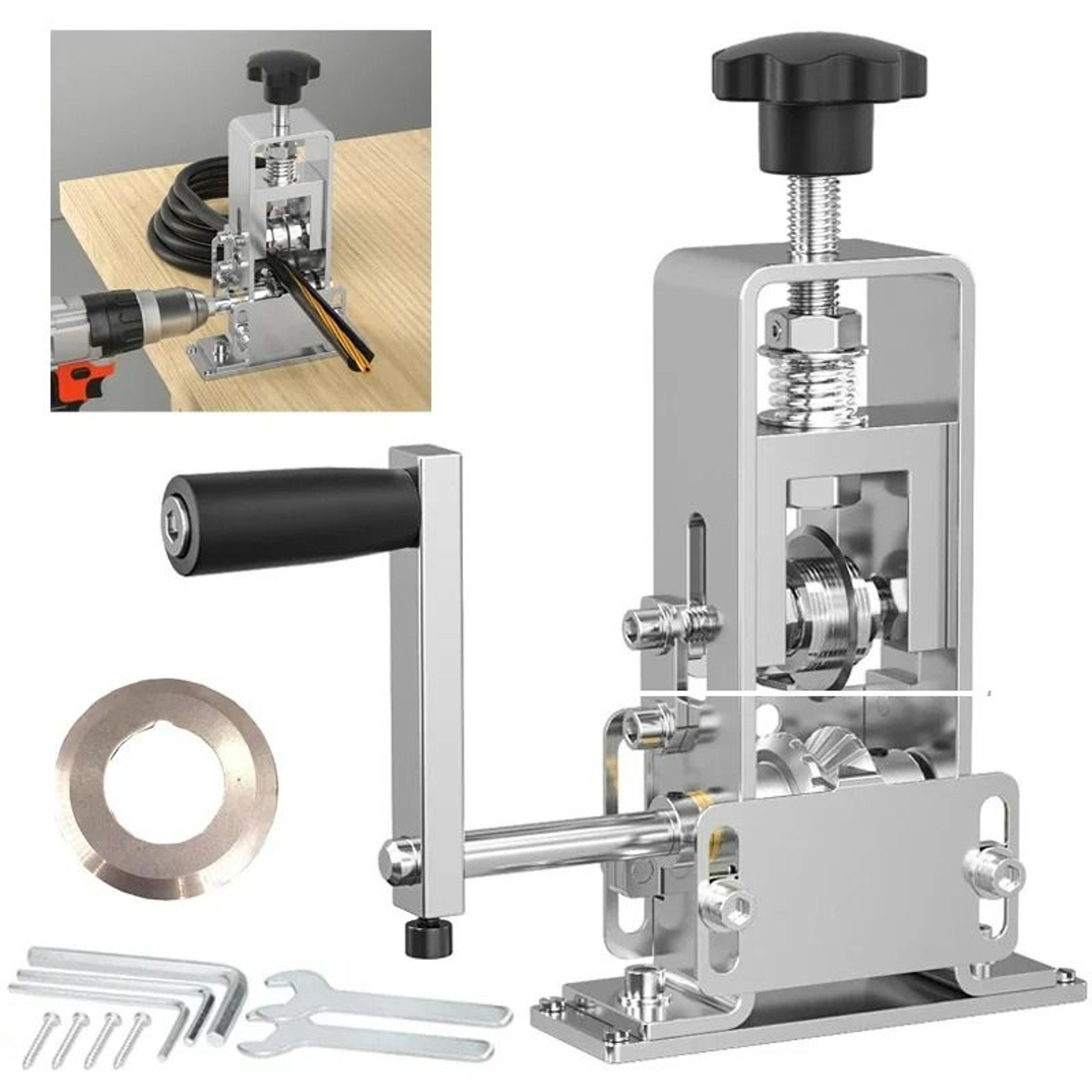 Portable Manual Wire Stripper Machine With Hand Crank 0