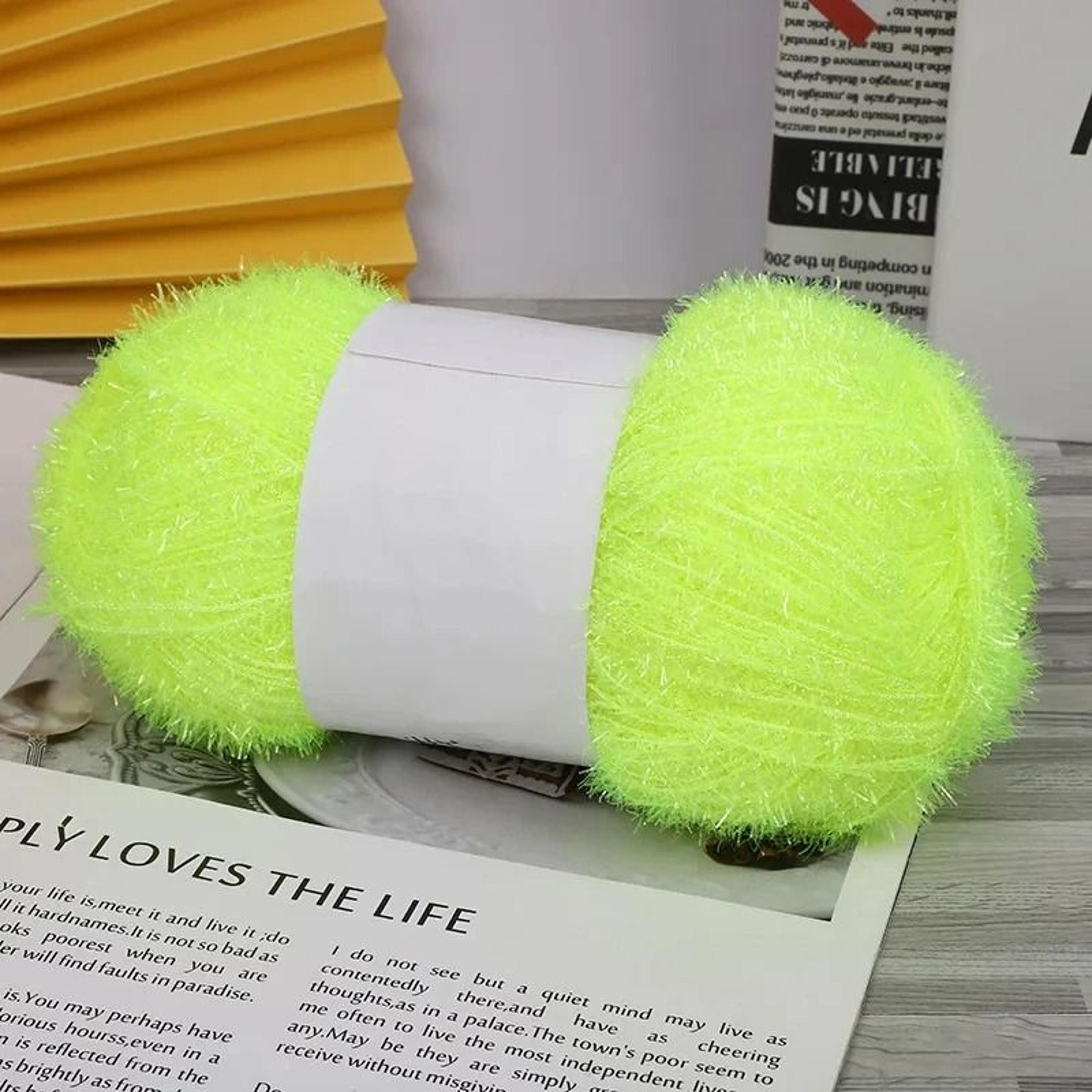 Glass Fiber Sparkling DIY Handicraft Weaving Yarn Ball 50g 12