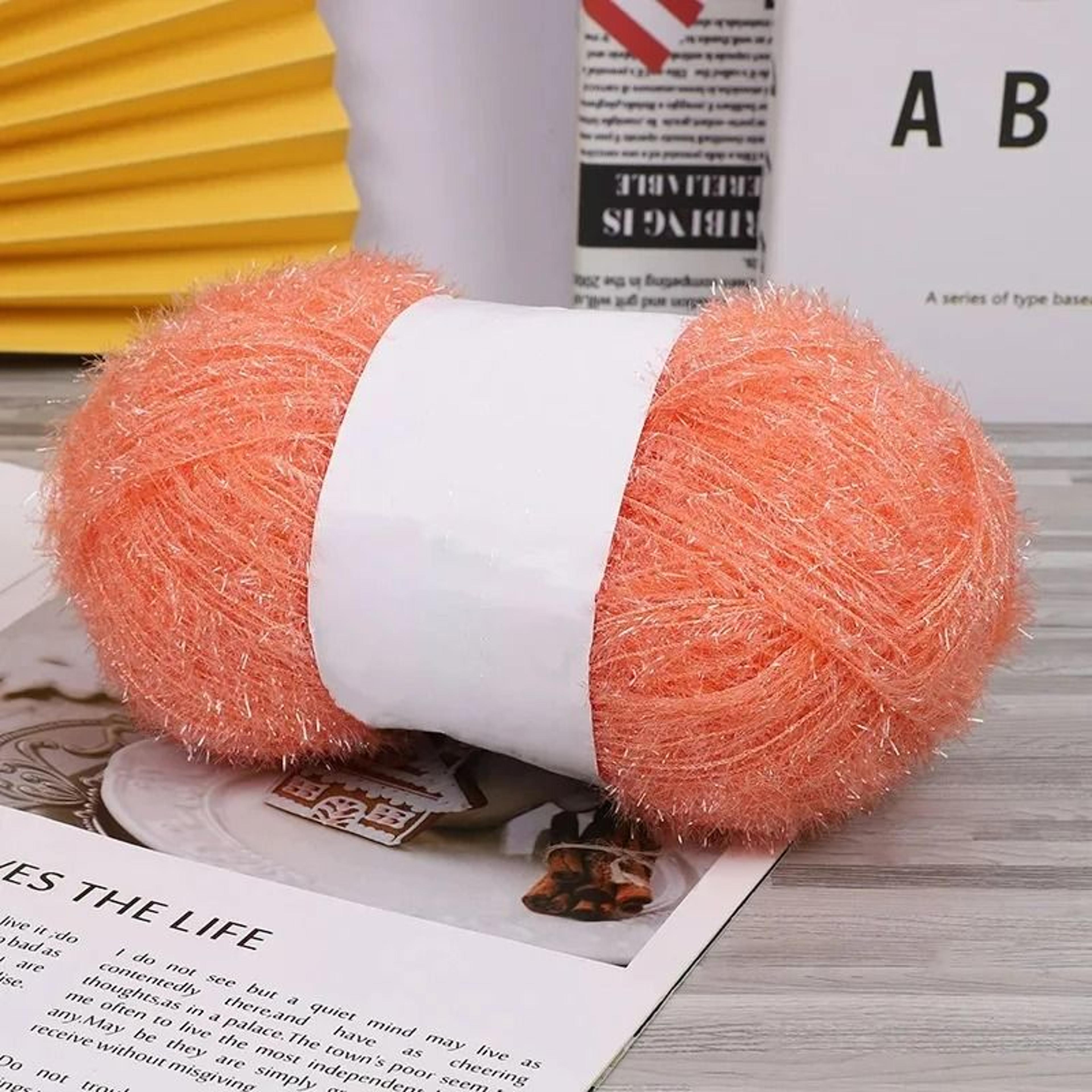 Glass Fiber Sparkling DIY Handicraft Weaving Yarn Ball 50g 6