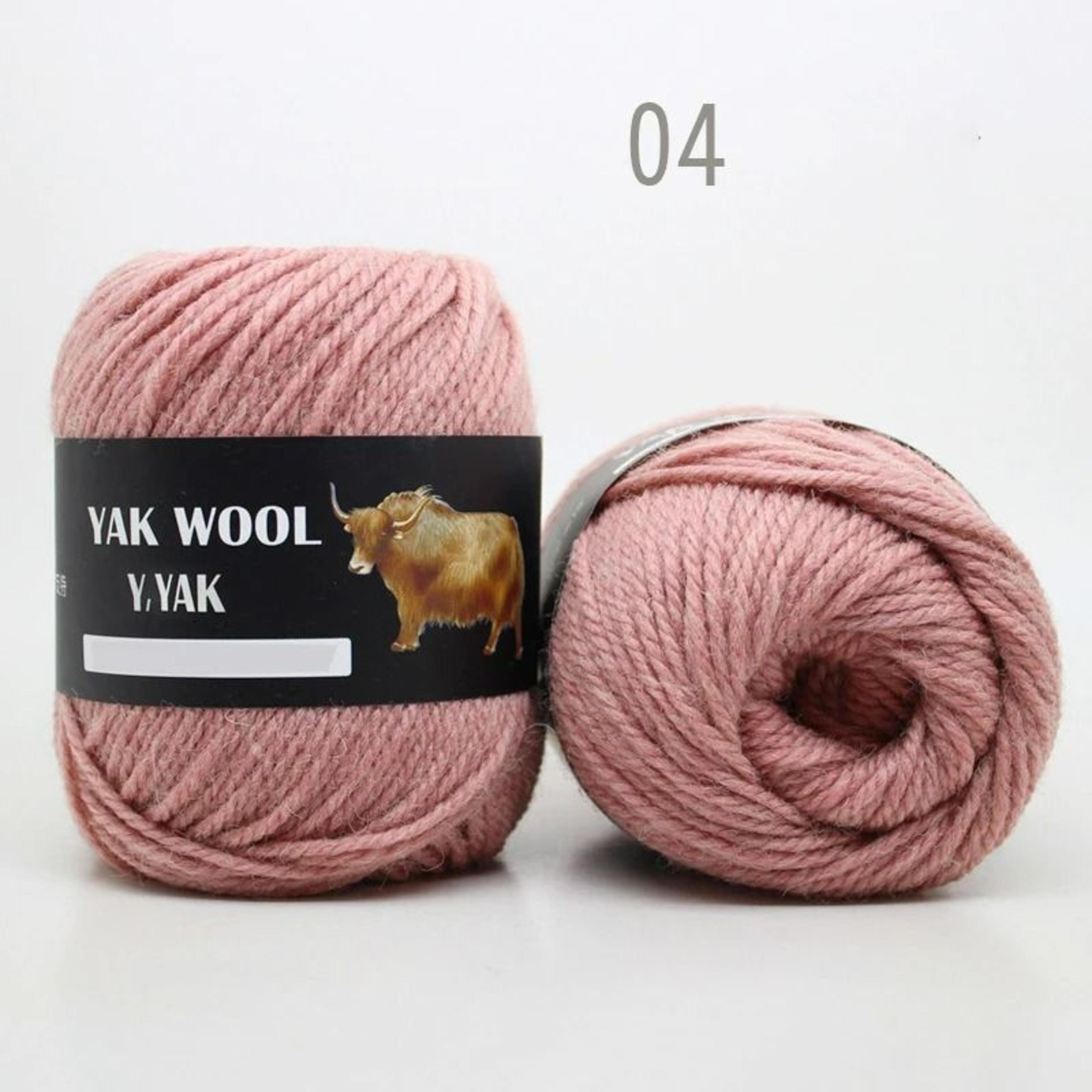 3Strand Yak Down MediumThick Wool Yarn Ball 9