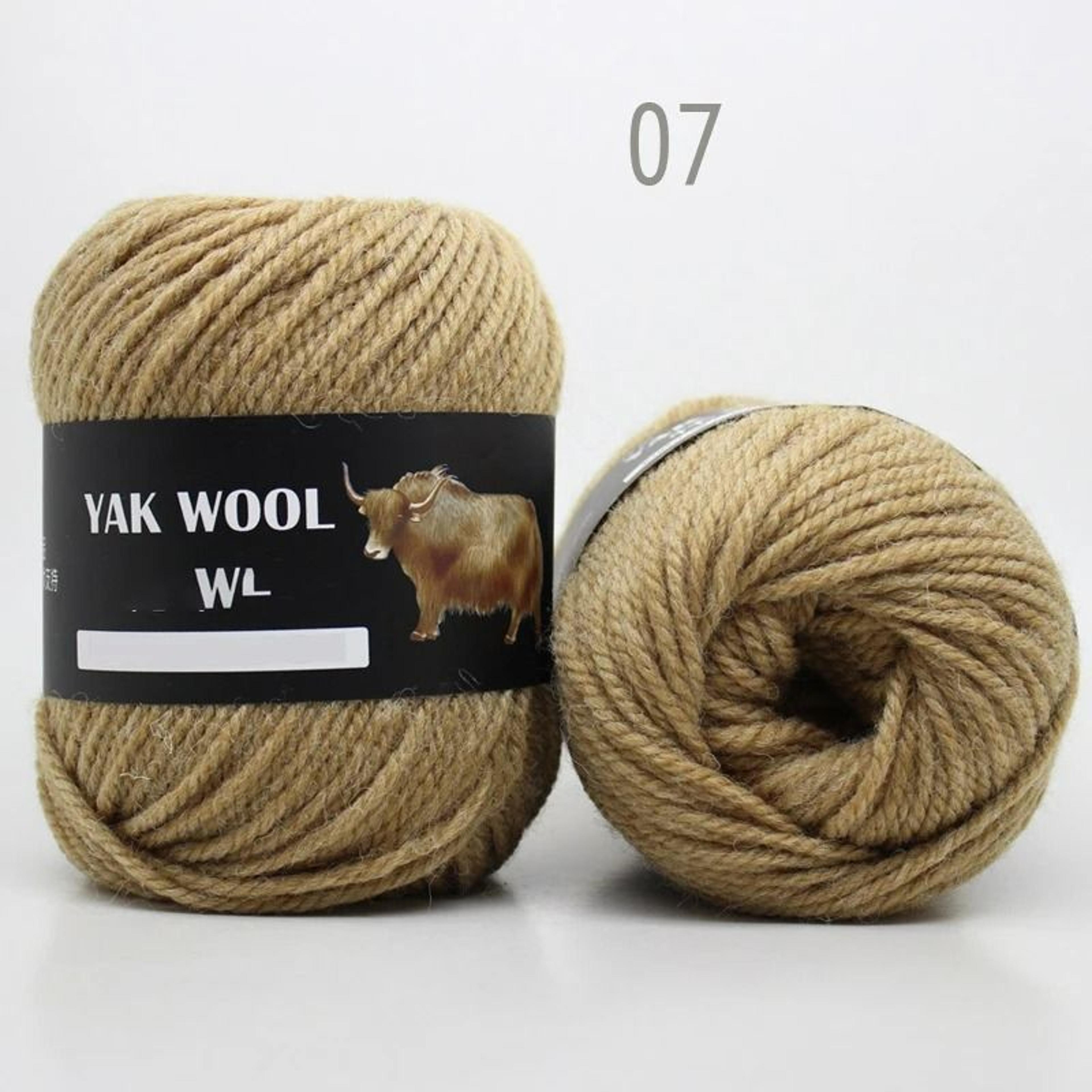 3Strand Yak Down MediumThick Wool Yarn Ball 12