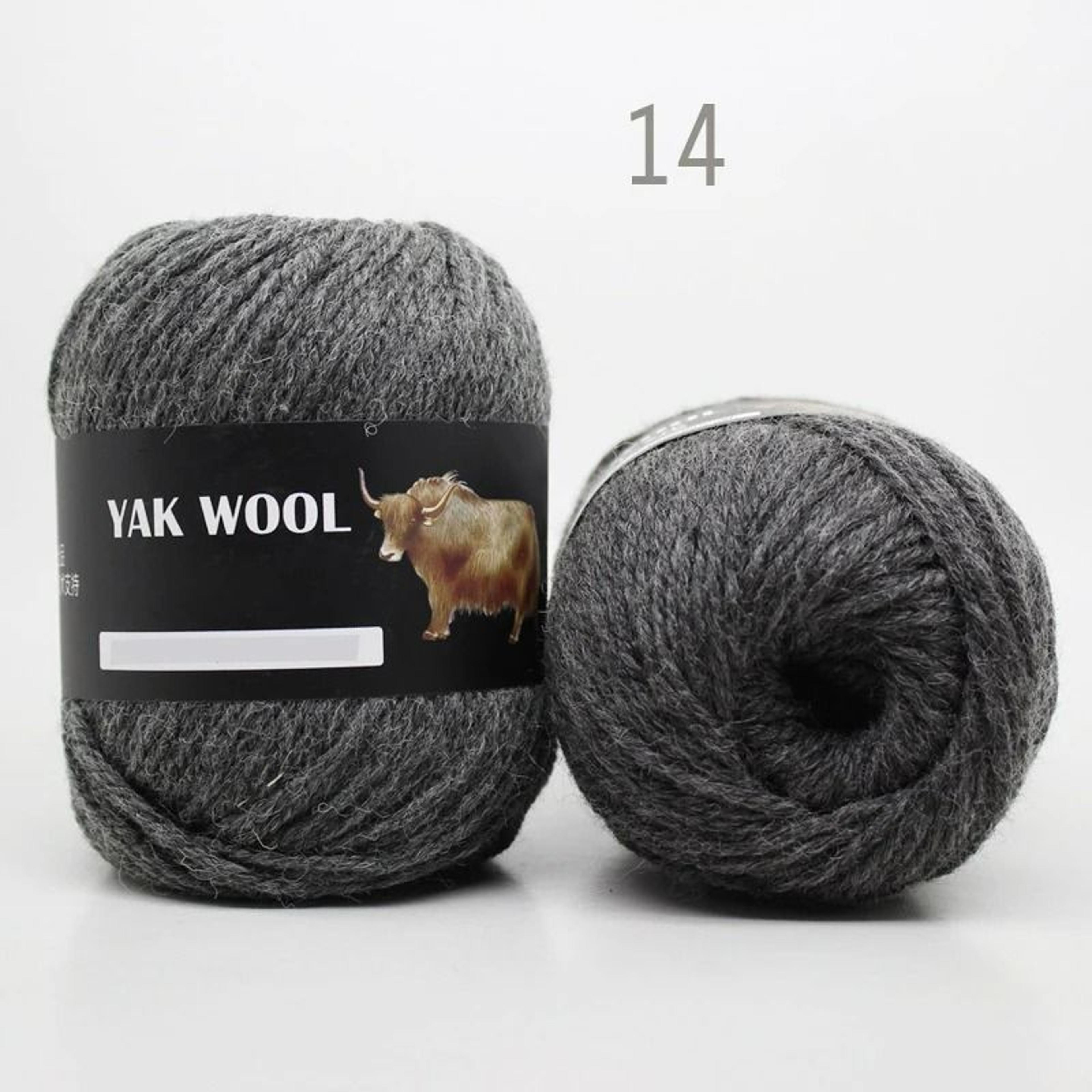 3Strand Yak Down MediumThick Wool Yarn Ball 19