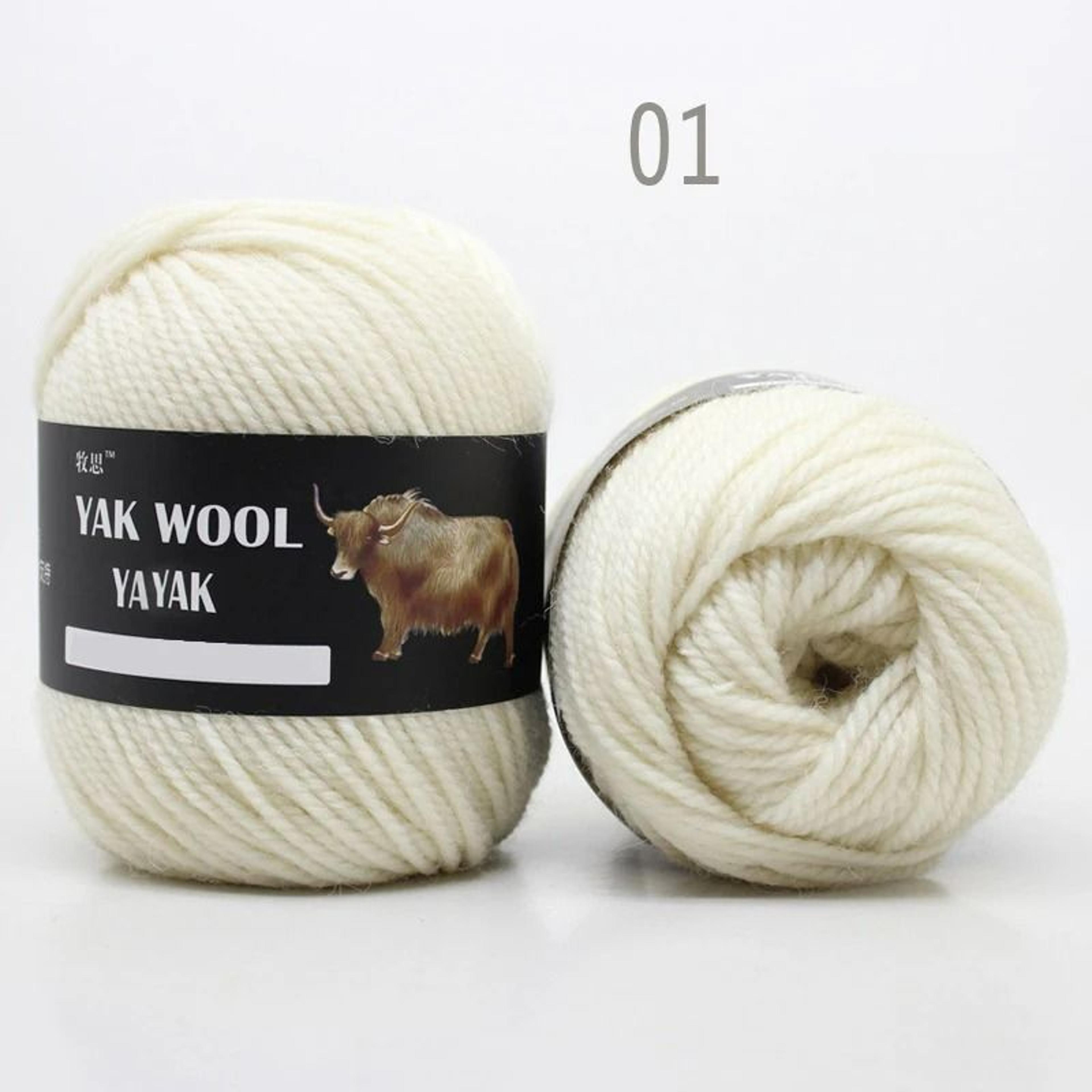3Strand Yak Down MediumThick Wool Yarn Ball 7