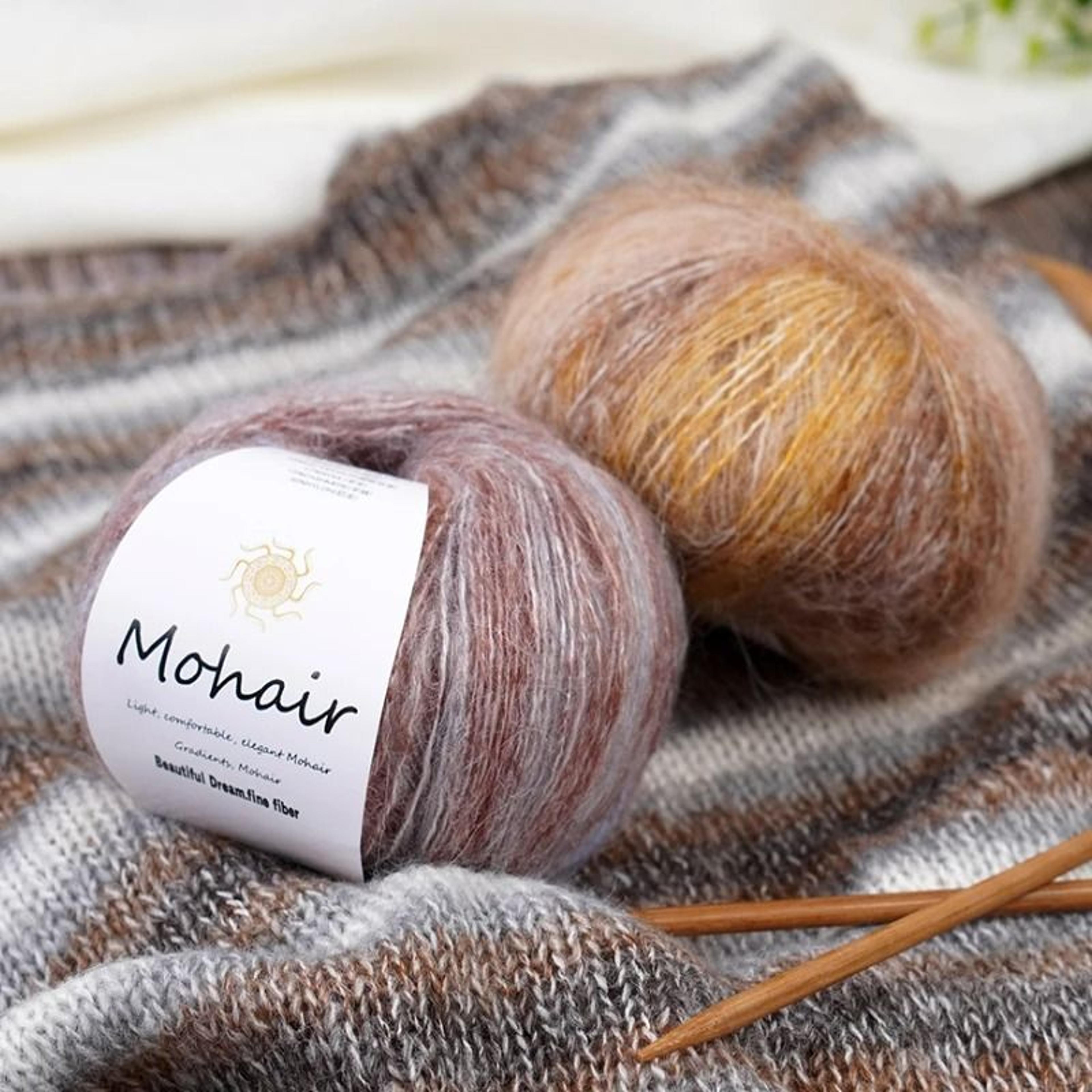 044 Lb Gradient Colored Mohair Yarn Pack 8 Skeins 4