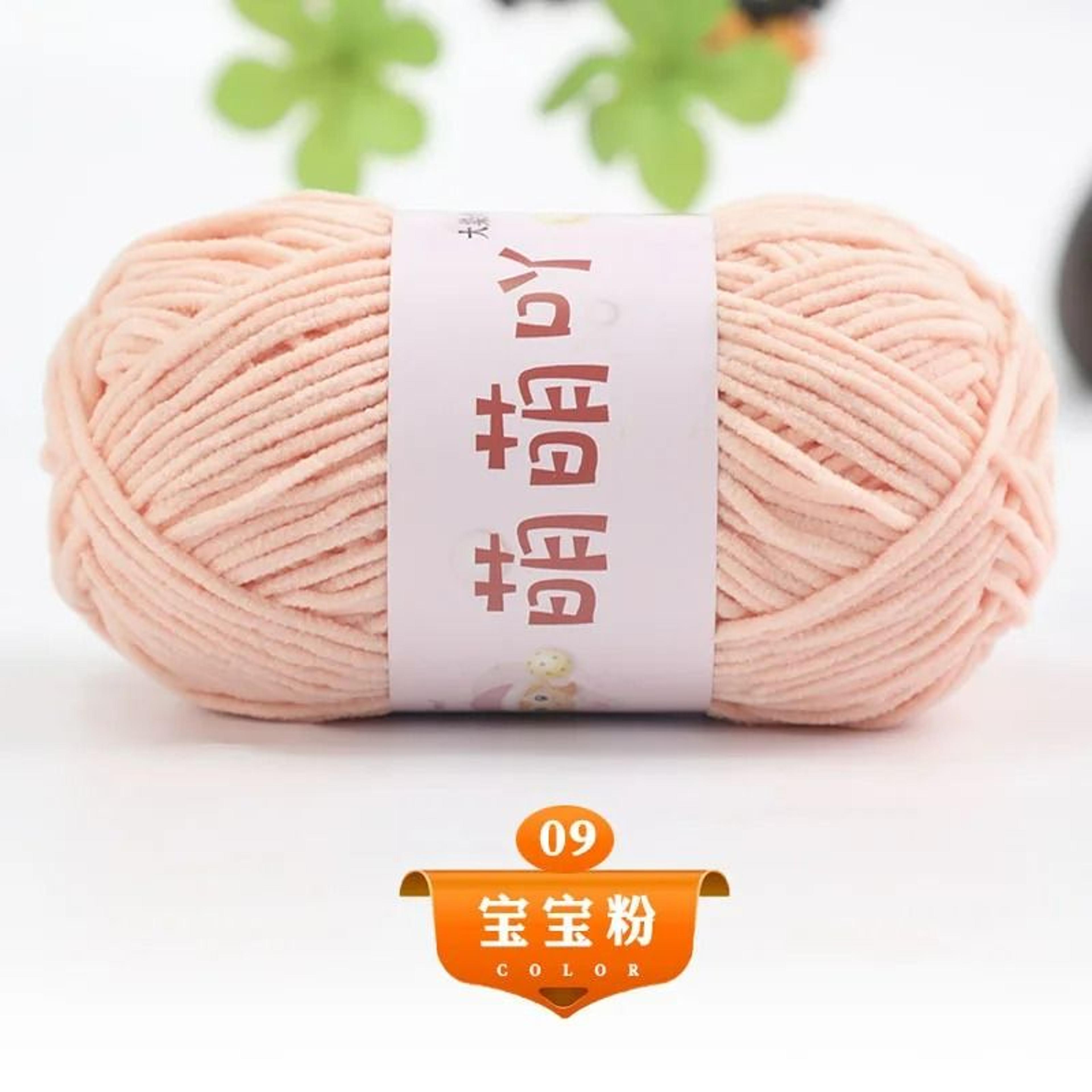 009 Lb Thin Chenille Velvet Knitting  Crochet Yarn 15
