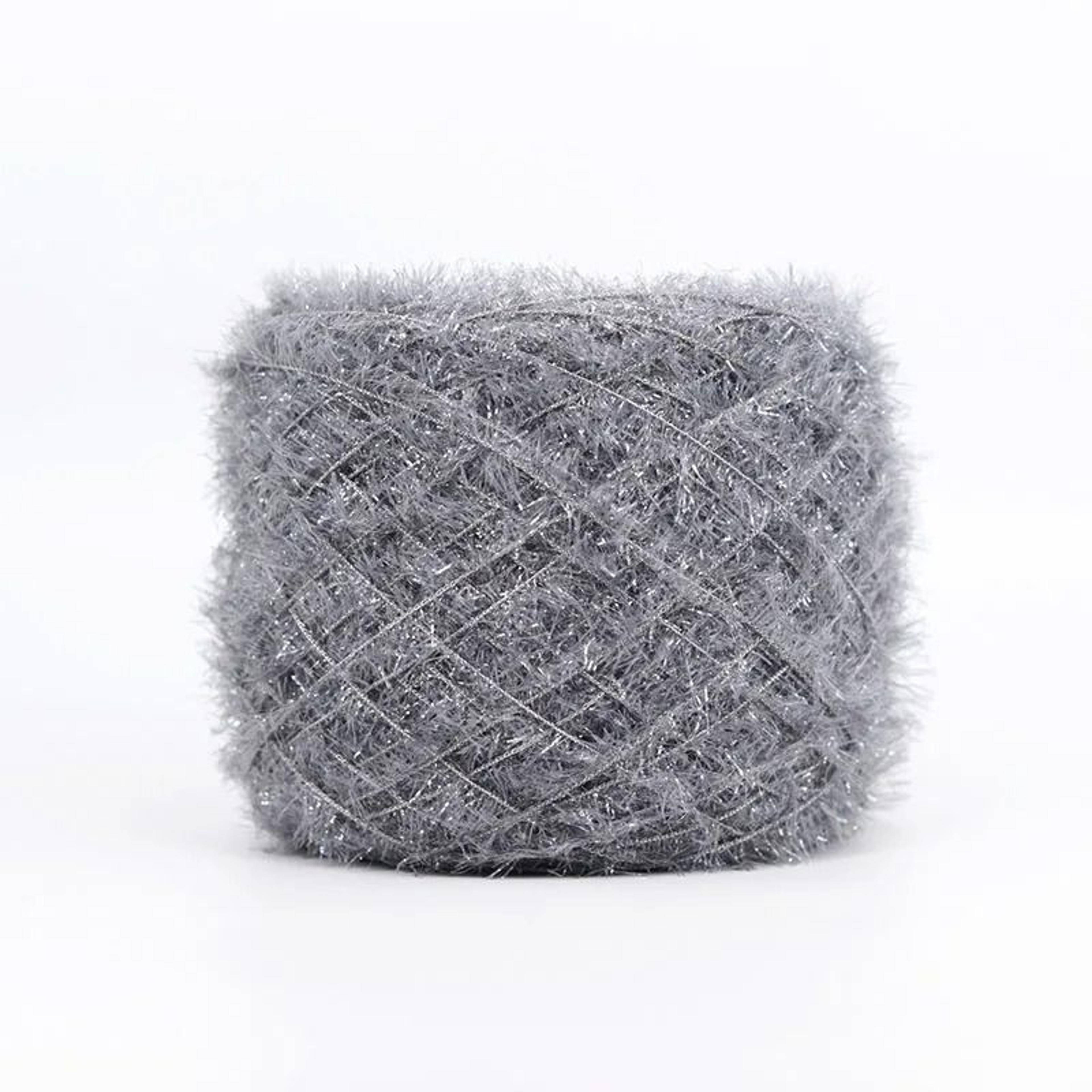 Sparkly SpaceDye Acrylic  Glass Silk HandKnitting Yarn 16