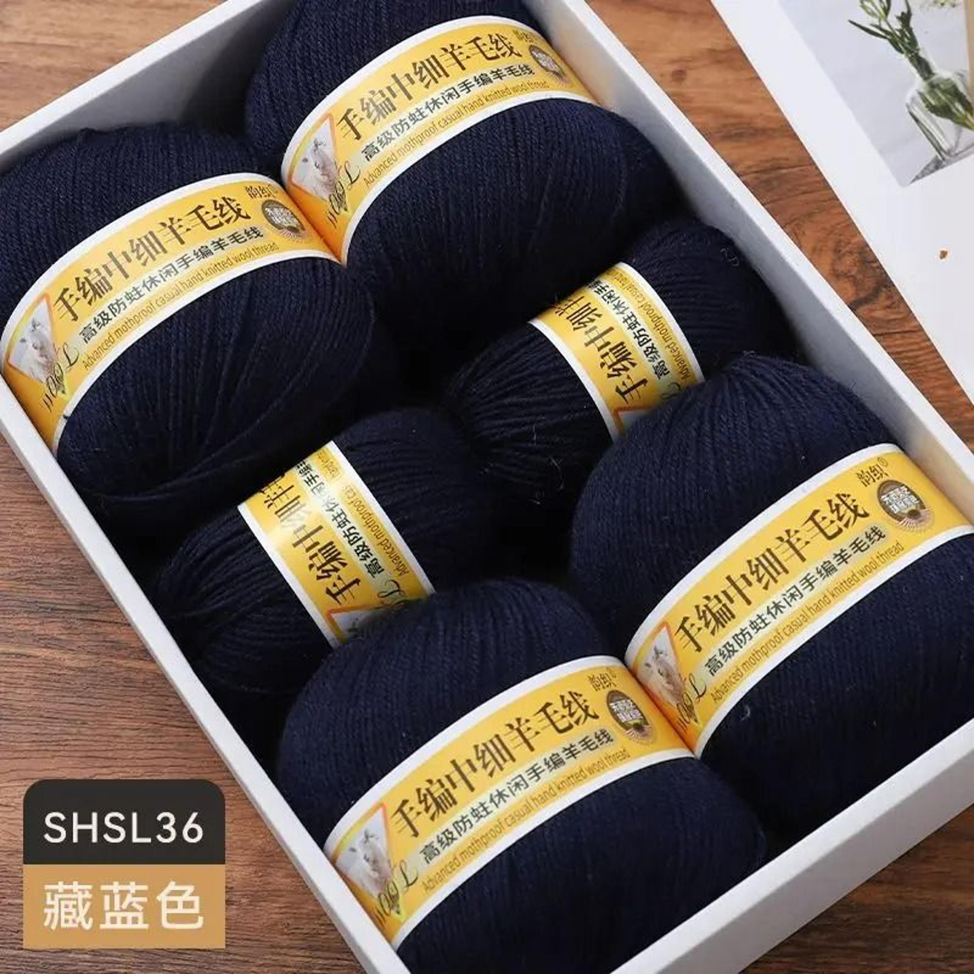 11 Lb MediumThin Soft Baby Wool Yarn Set 6
