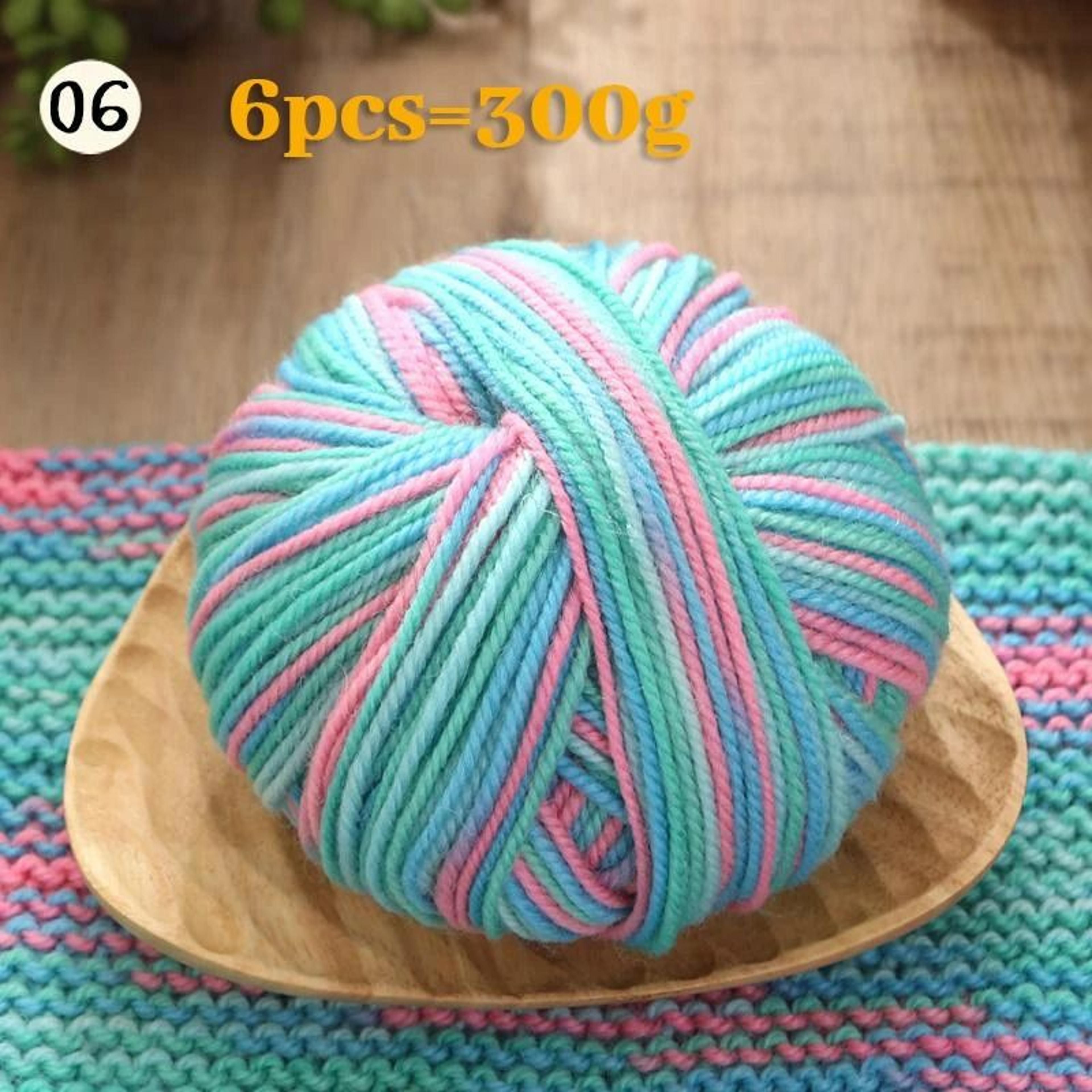 066 Lb Gradient Dyed Wool Yarn Set 6 Pieces 11