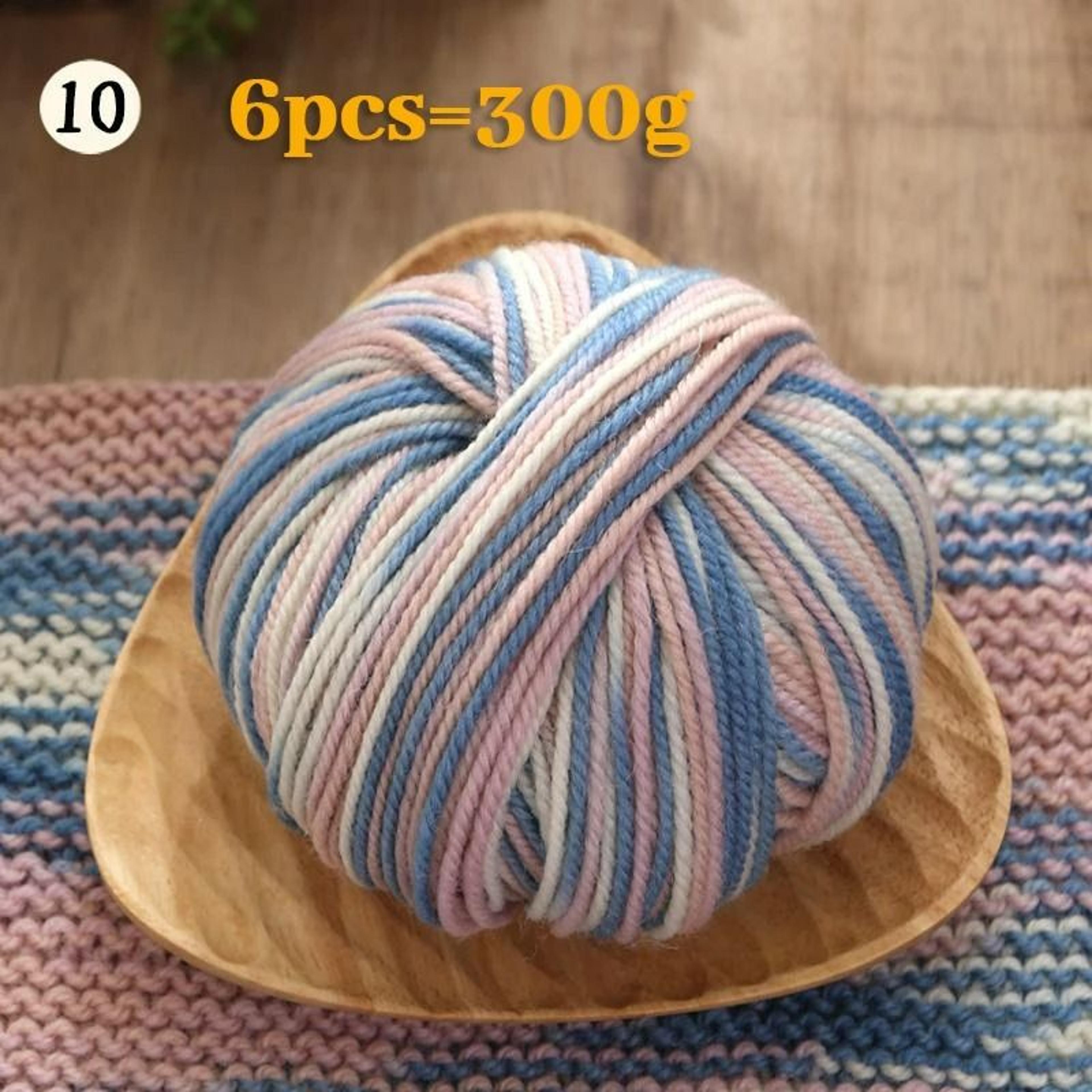 066 Lb Gradient Dyed Wool Yarn Set 6 Pieces 17