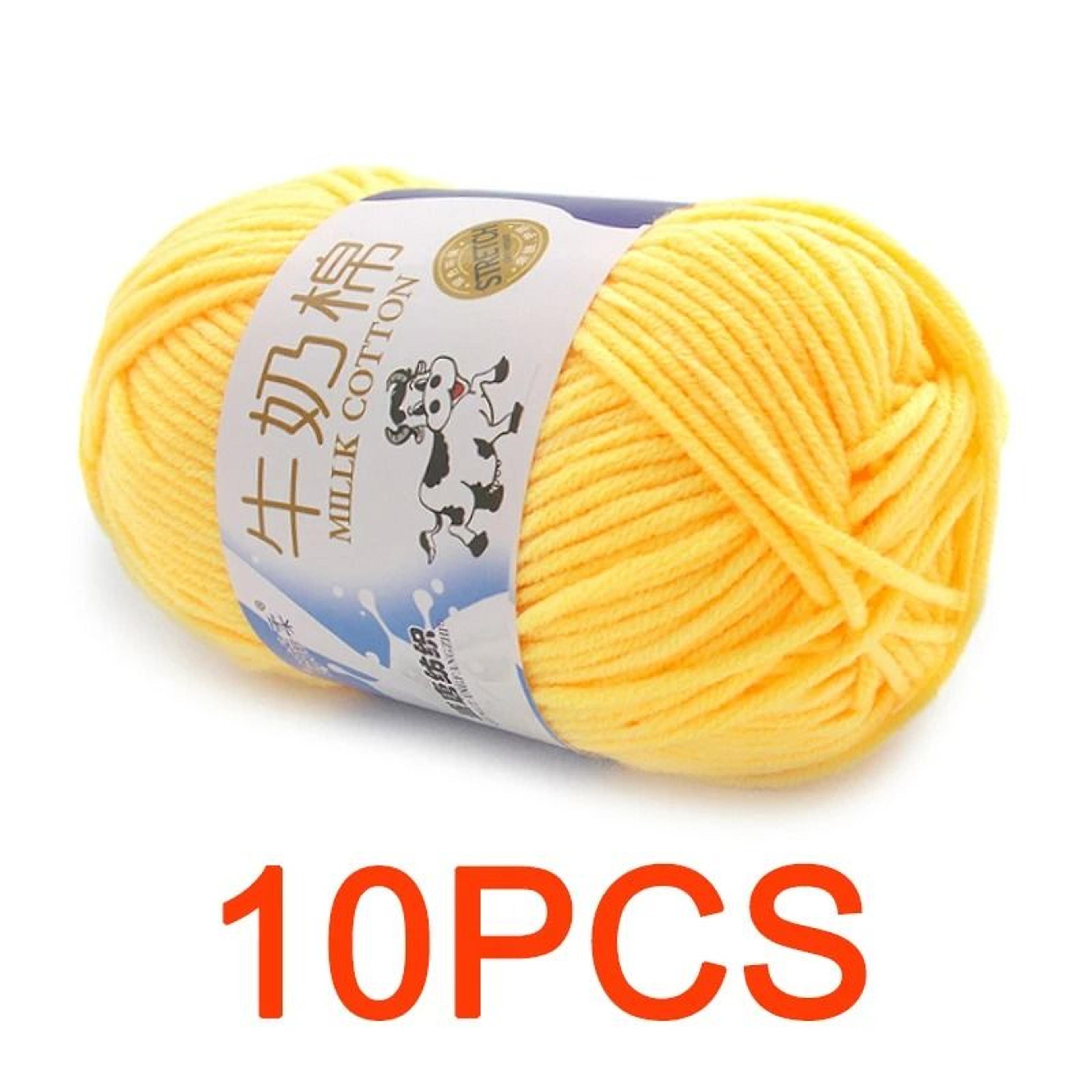 11 Lb Milk Cotton HandKnitting Yarn Set 10 Pieces 12