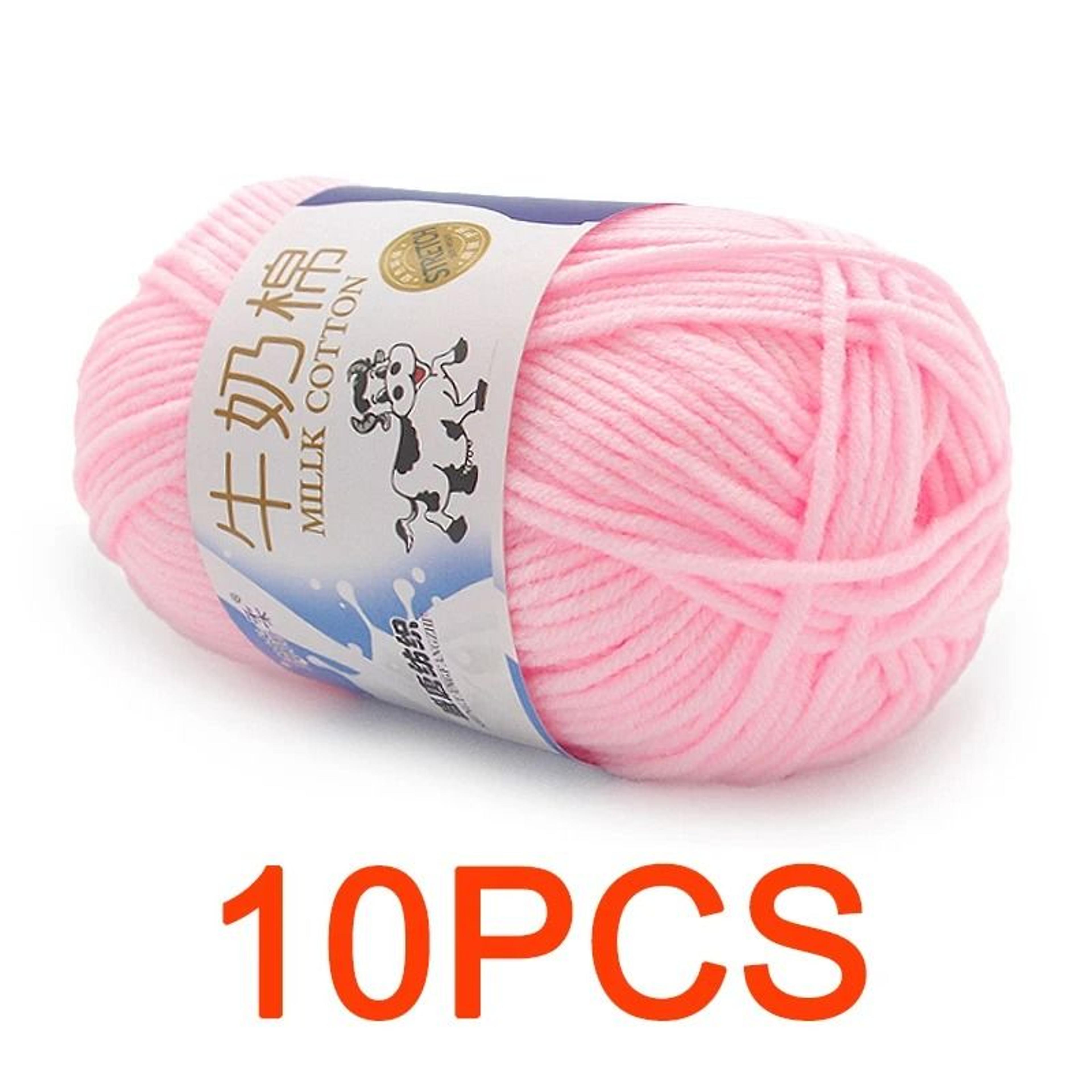 11 Lb Milk Cotton HandKnitting Yarn Set 10 Pieces 14