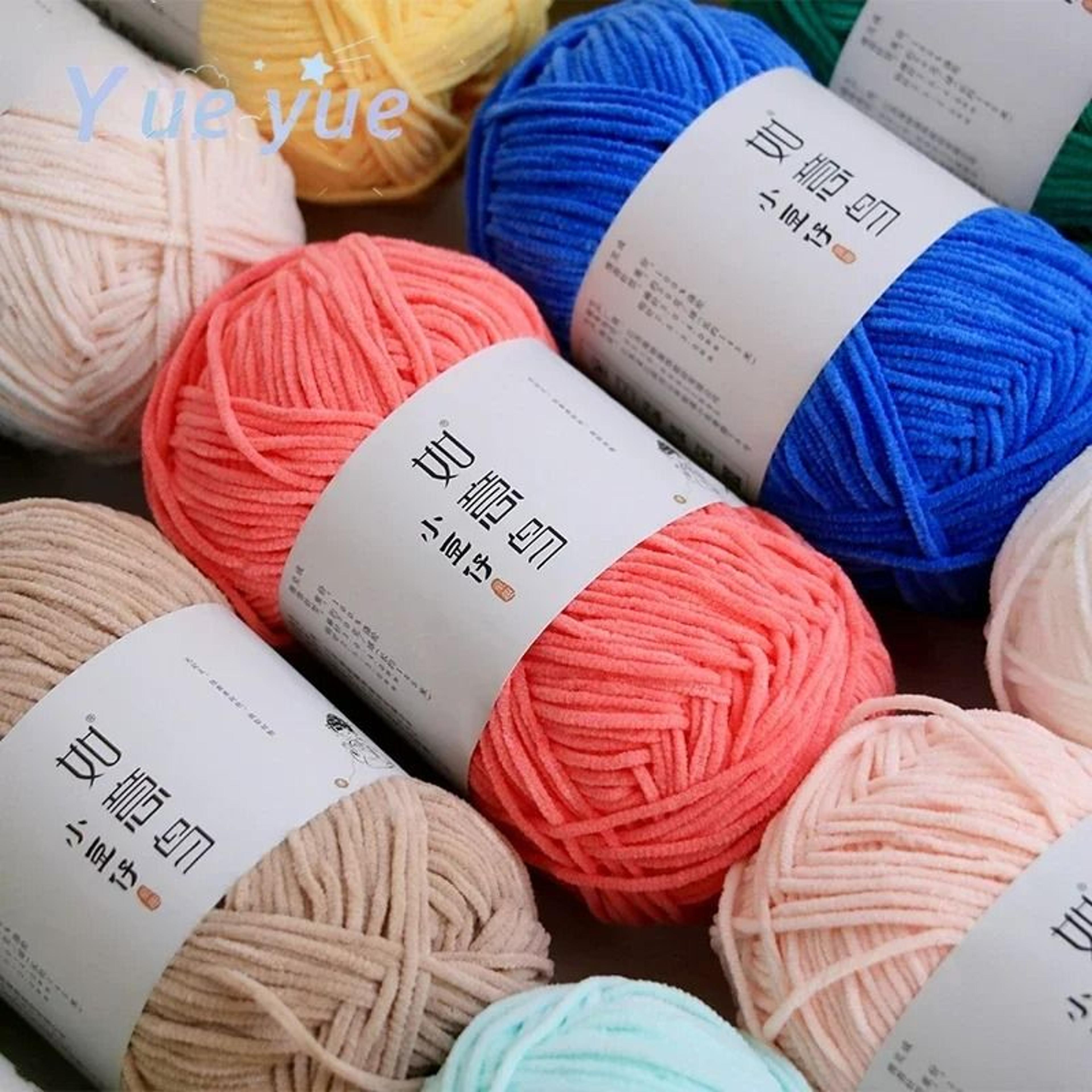 158Yard 2 Mm Thin Chenille Yarn 011 Lb 5