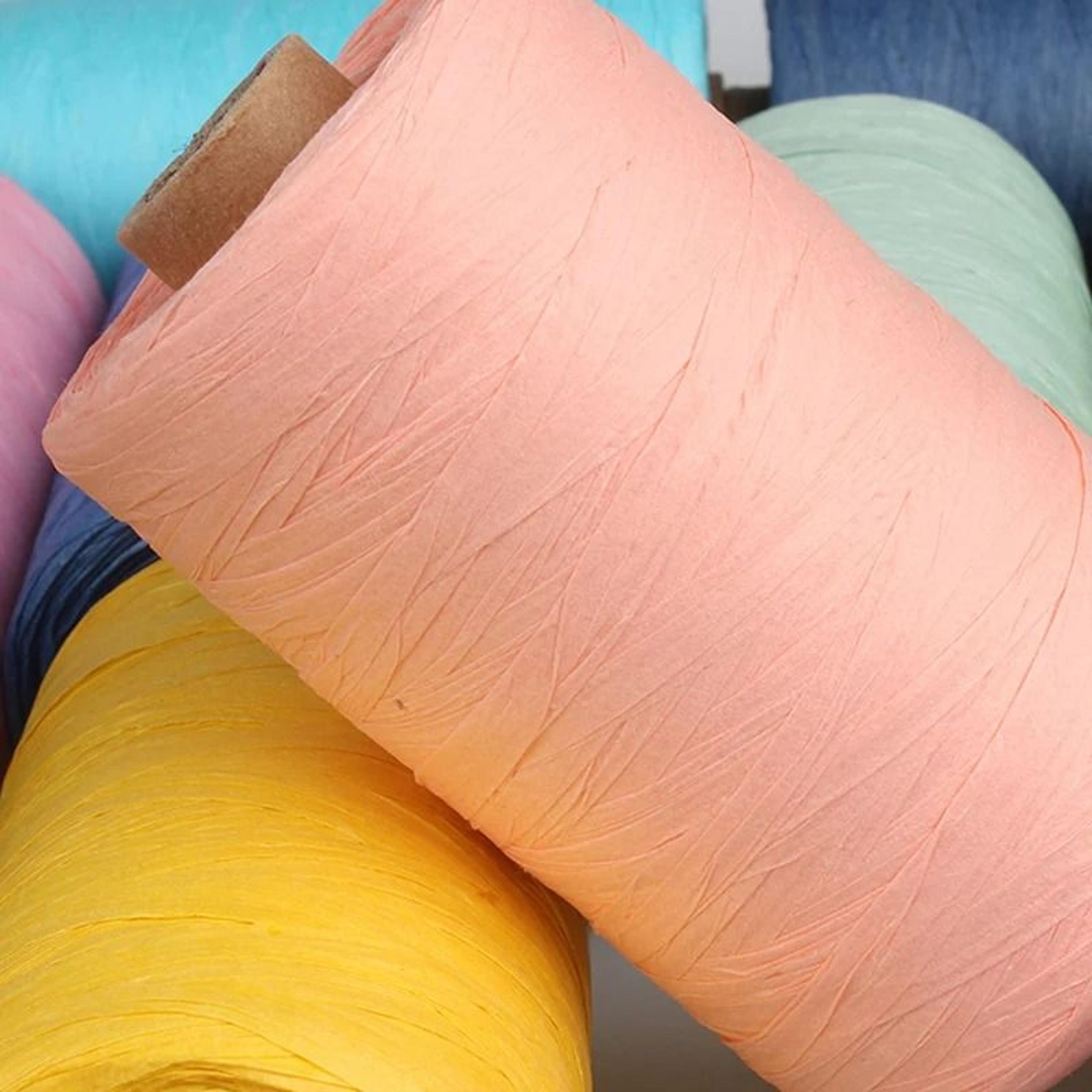 196Yard Natural Raffia Straw Yarn Roll 4