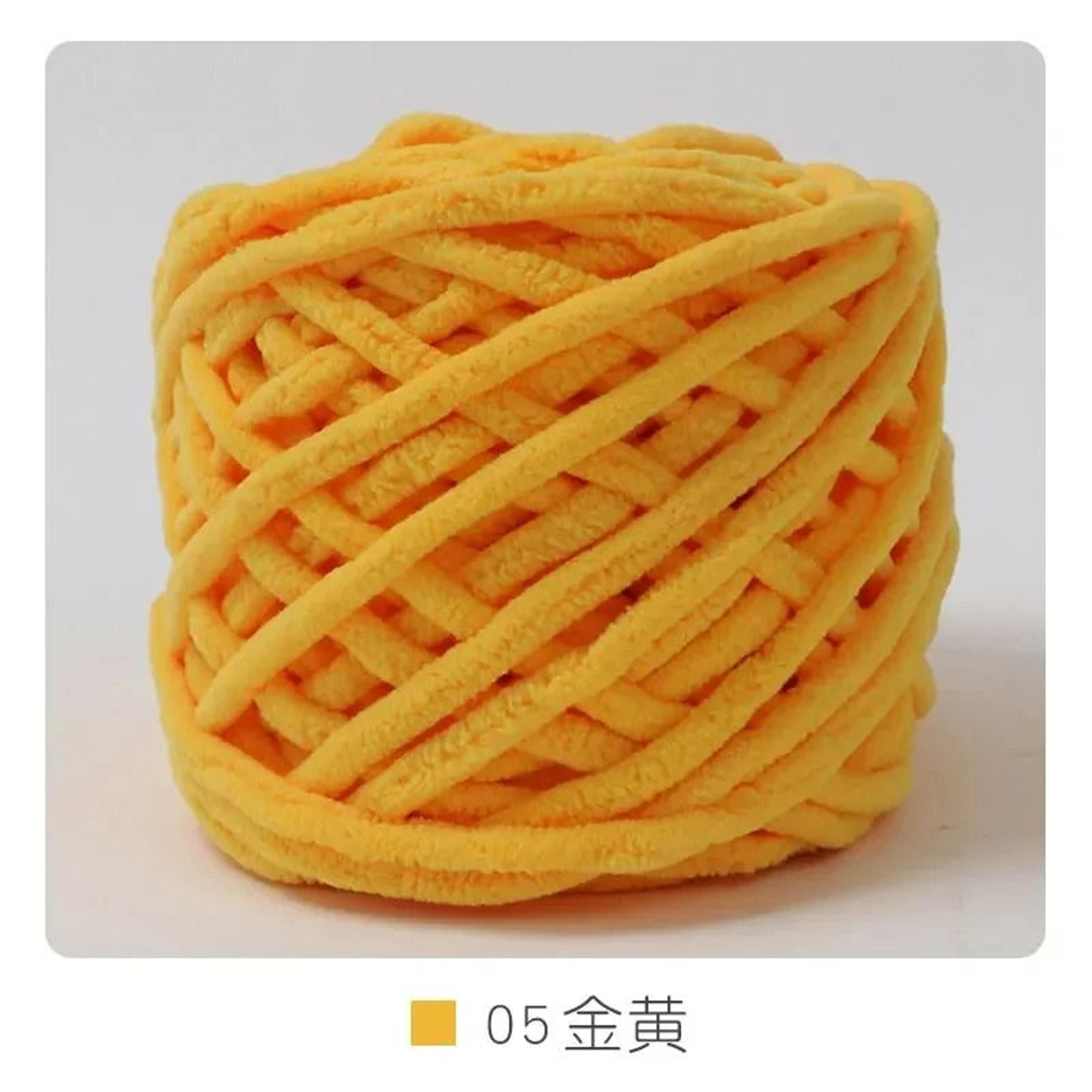 50Yard Chunky Chenille Ice Stripe Yarn 022 Lb 11