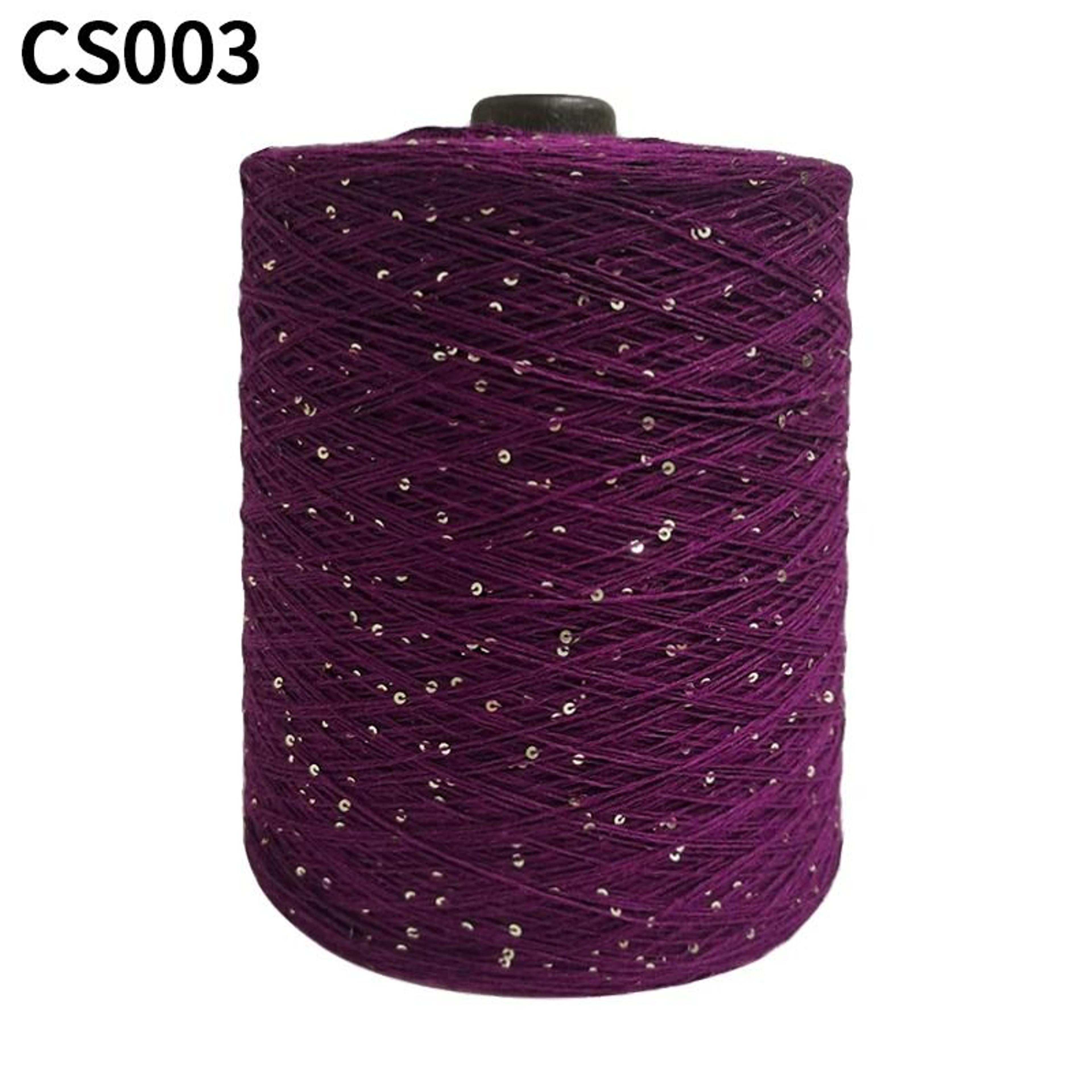 011 Lb Cotton  2 Mm Sequin Knitting Yarn 9