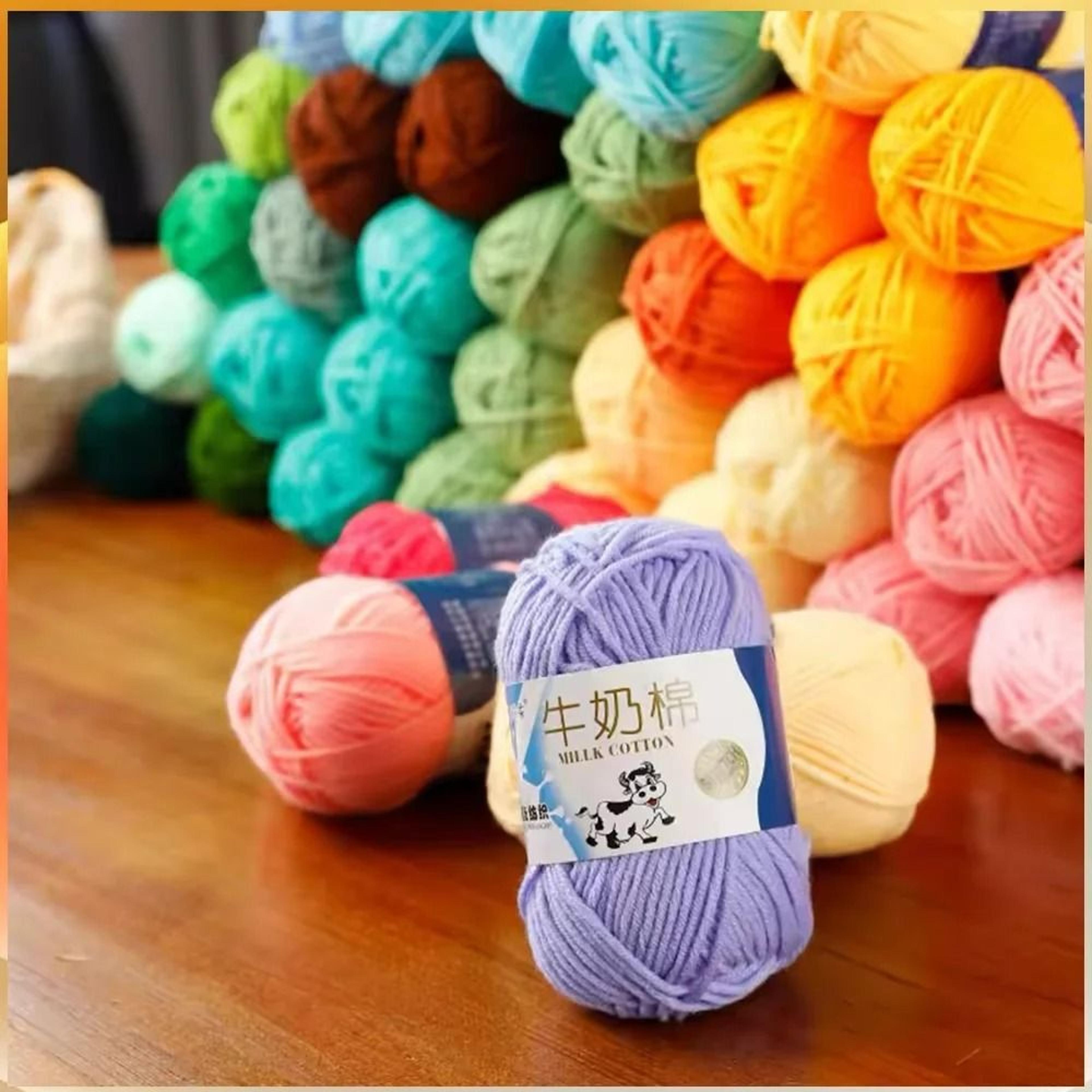 011 Lb 5Ply Soft Milk Cotton Knitting Yarn 1