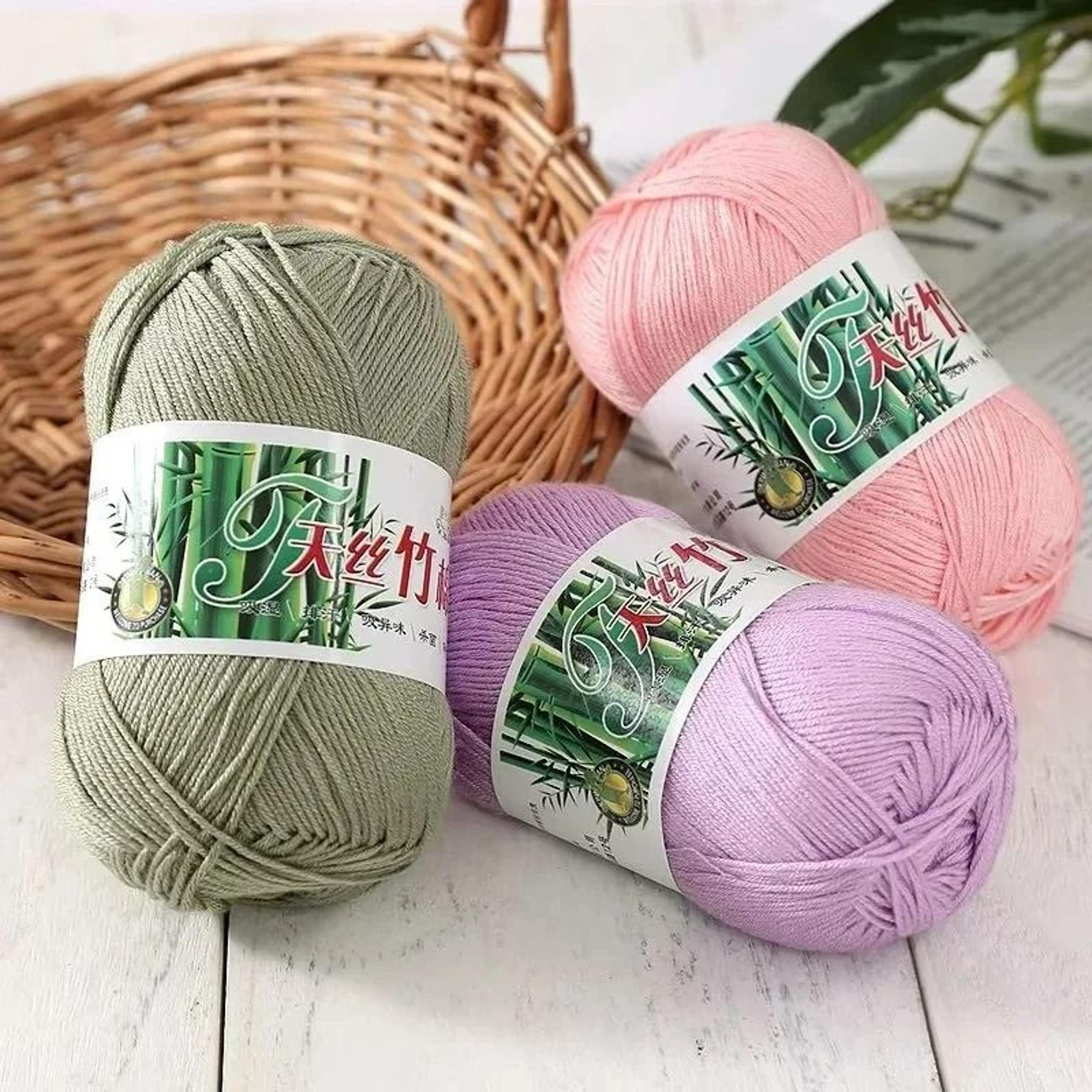011 Lb Cool Summer Bamboo Fiber Crochet Yarn 4