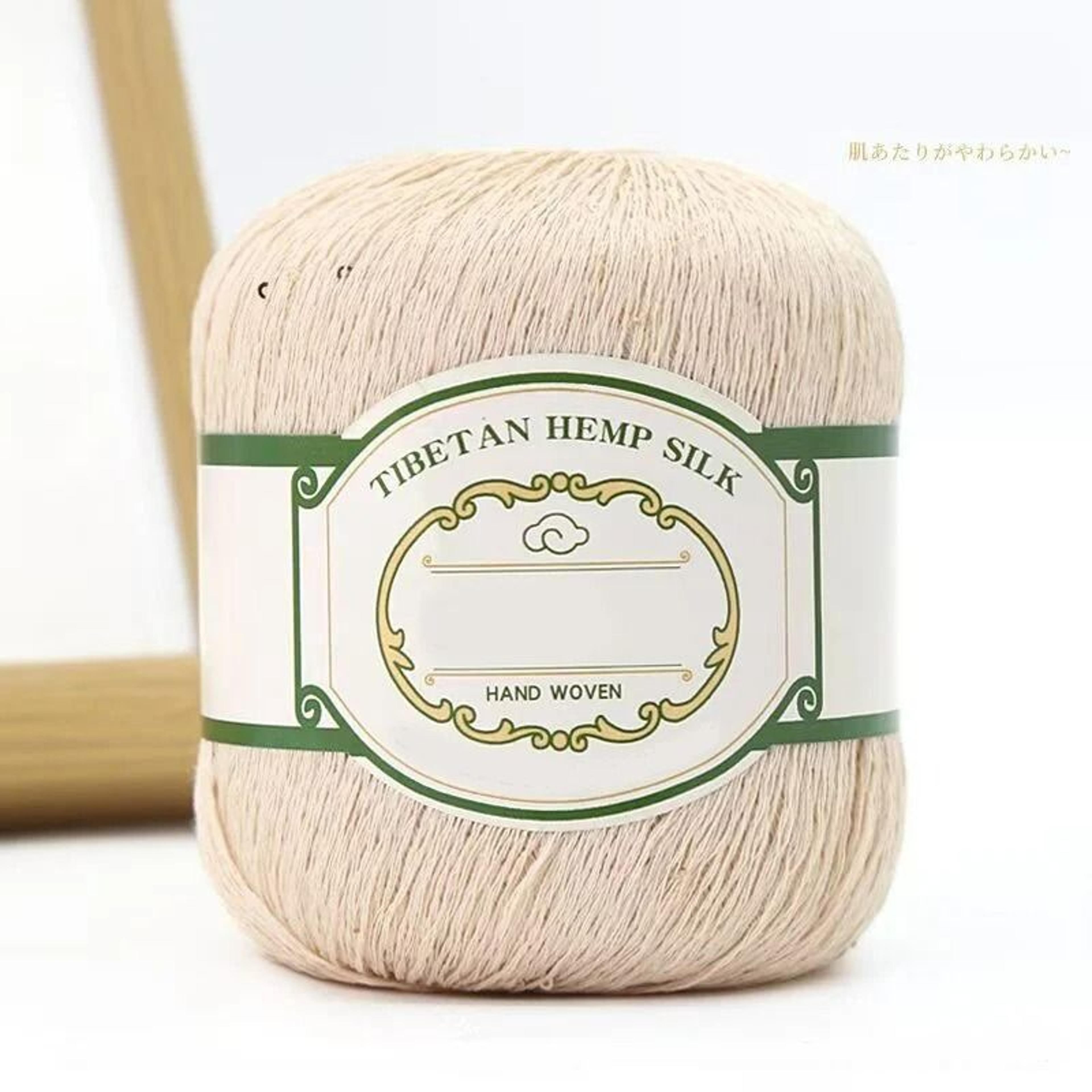 044 Lb Cotton Linen Lace Yarn With Sequins 17