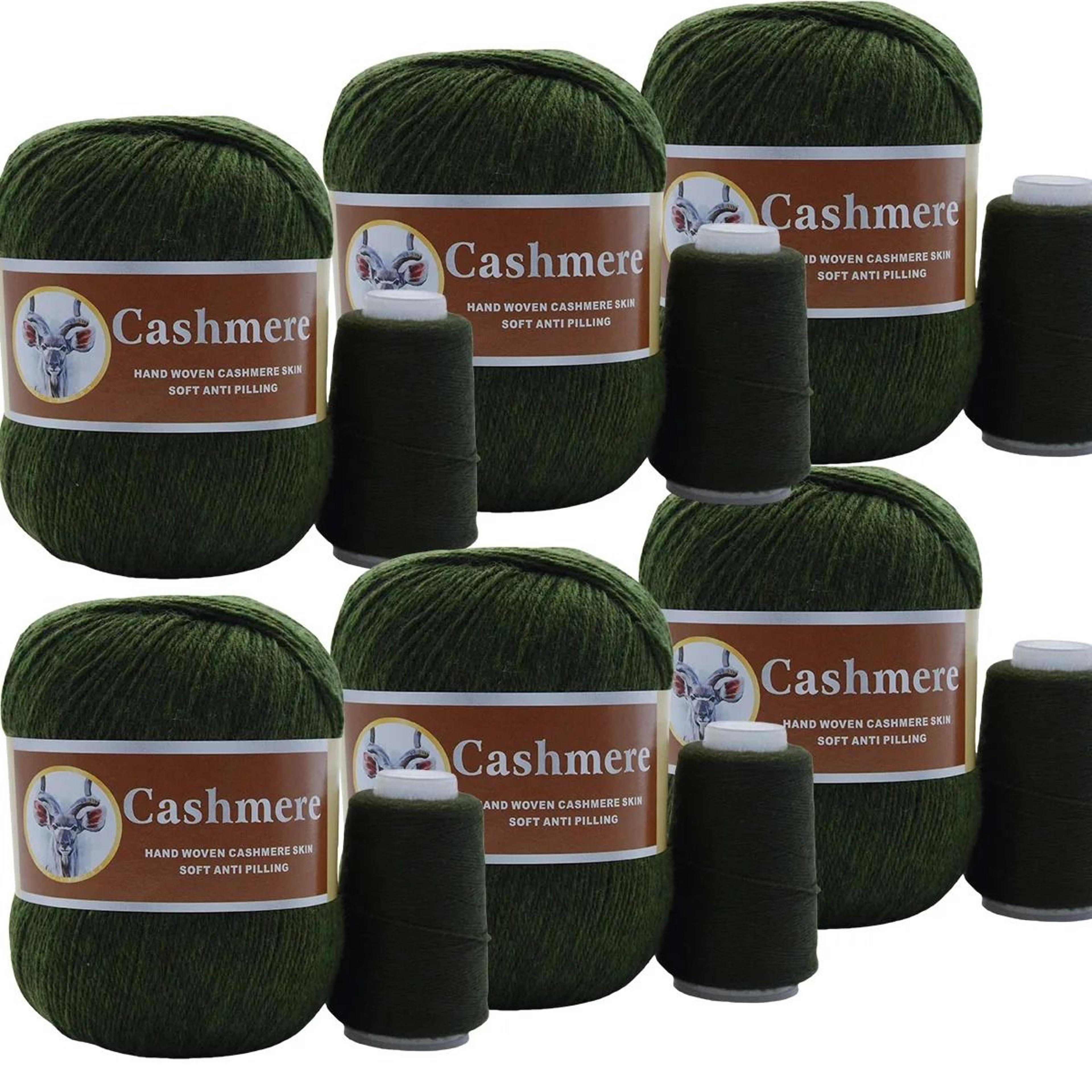 396 Lb Mongolian Cashmere Worsted Wool Yarn 6Set Pack 12