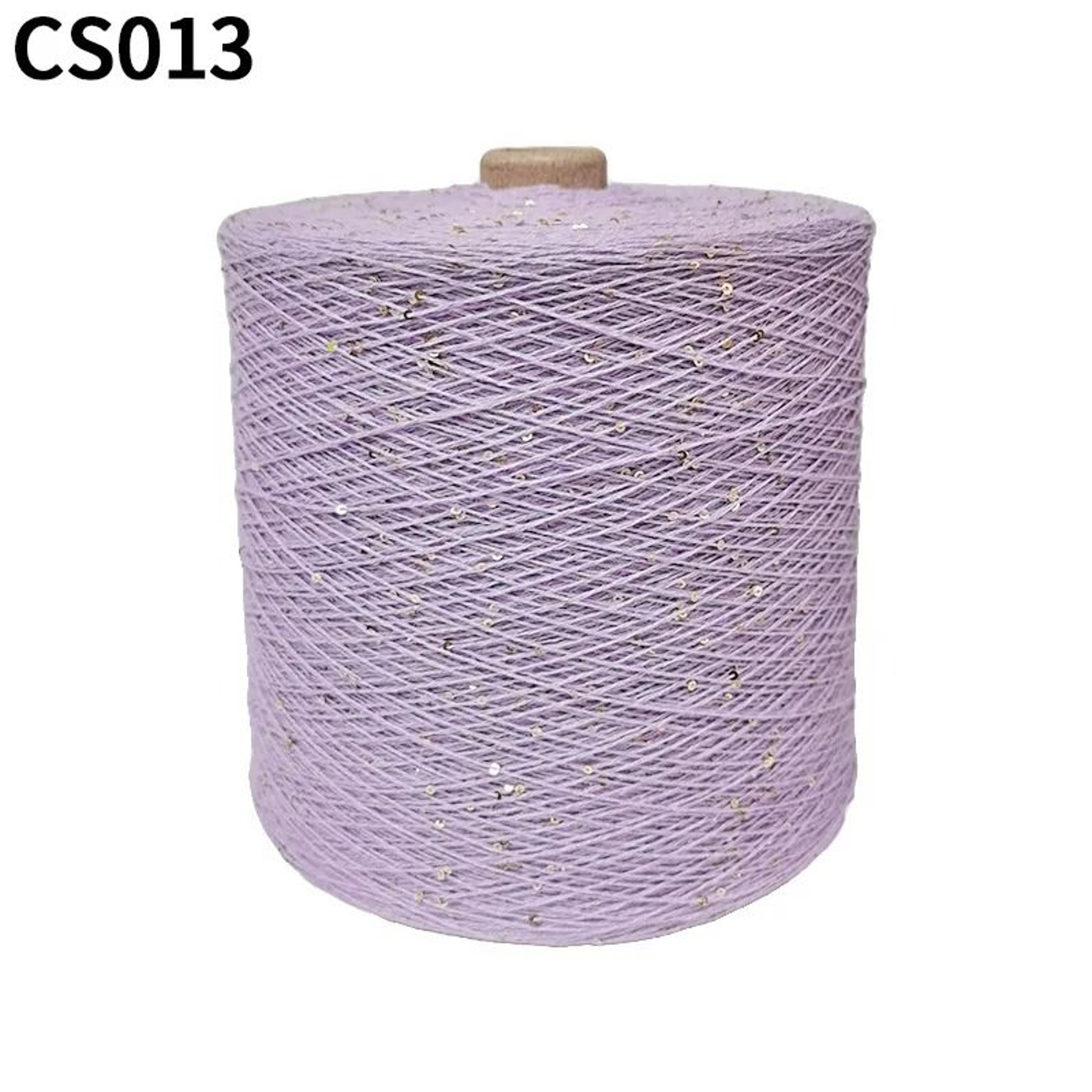 Sparkly Sequin Cotton Yarn For Hand Knitting  Crochet 18