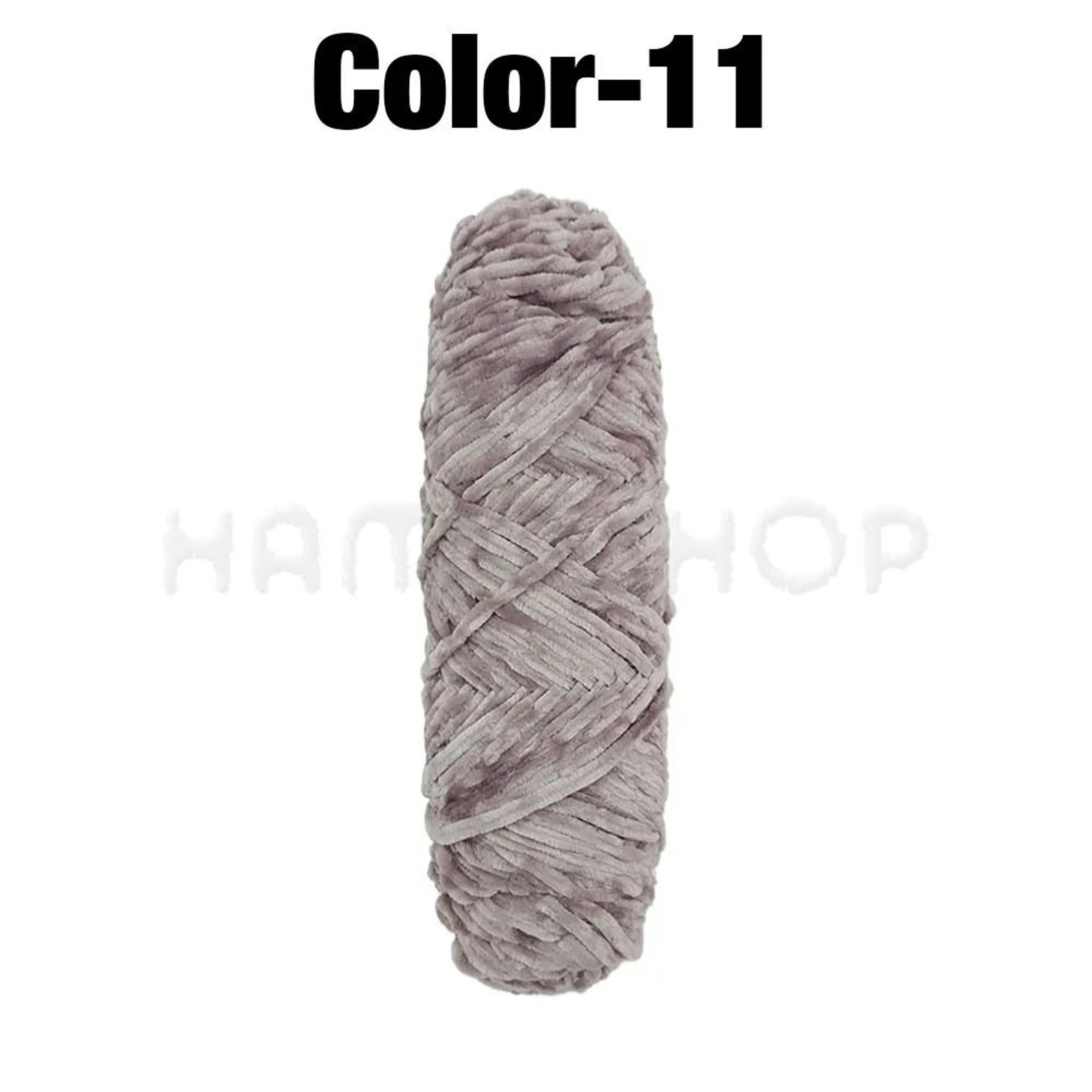 Soft Velvet Chenille Yarn For Scarf Sweater  Crochet Crafts 17