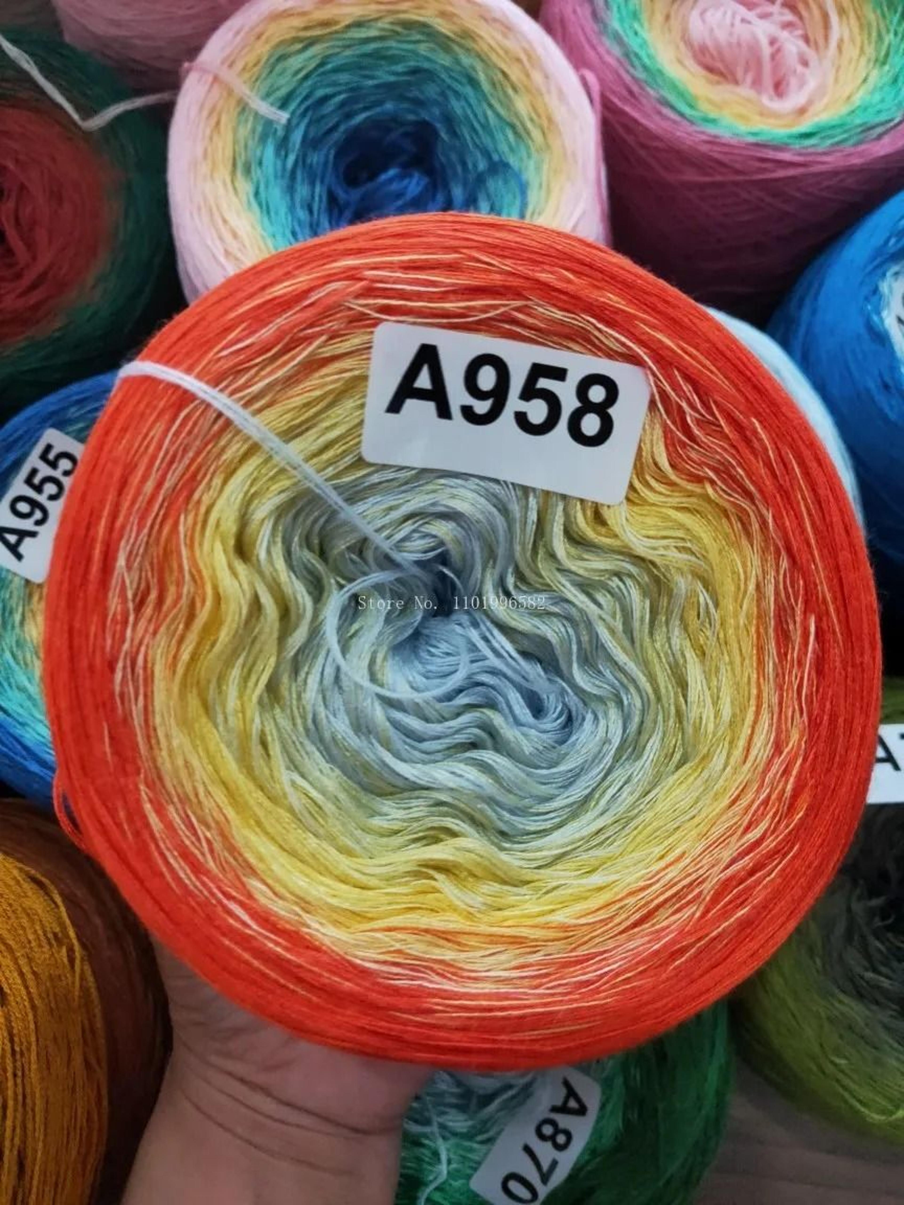 Mercerized Gradient Cotton Yarn For Sweaters Shawls  Scarves 19