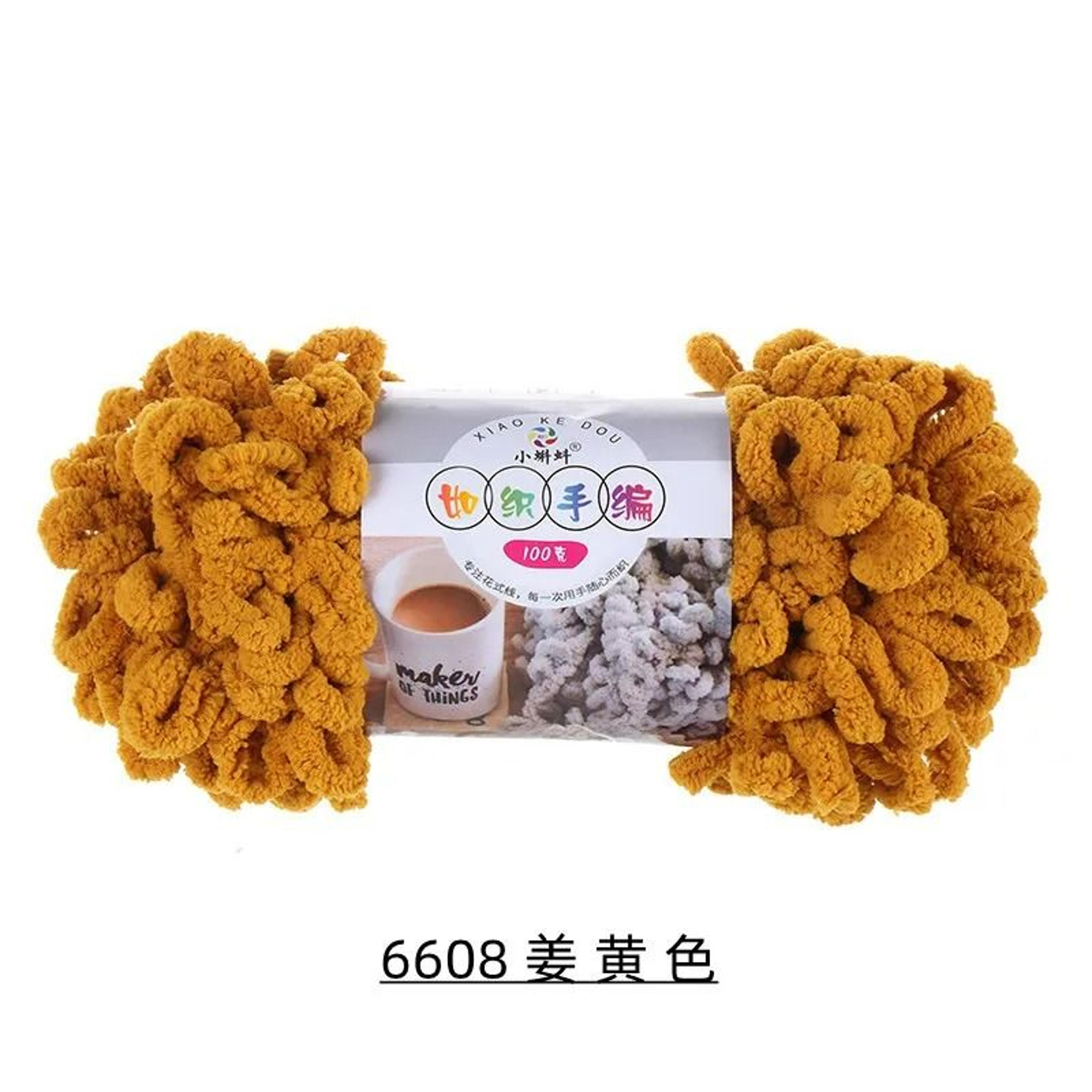 Chunky Loop Yarn For NoNeedle Hand Knitting Blankets  Pillows 15