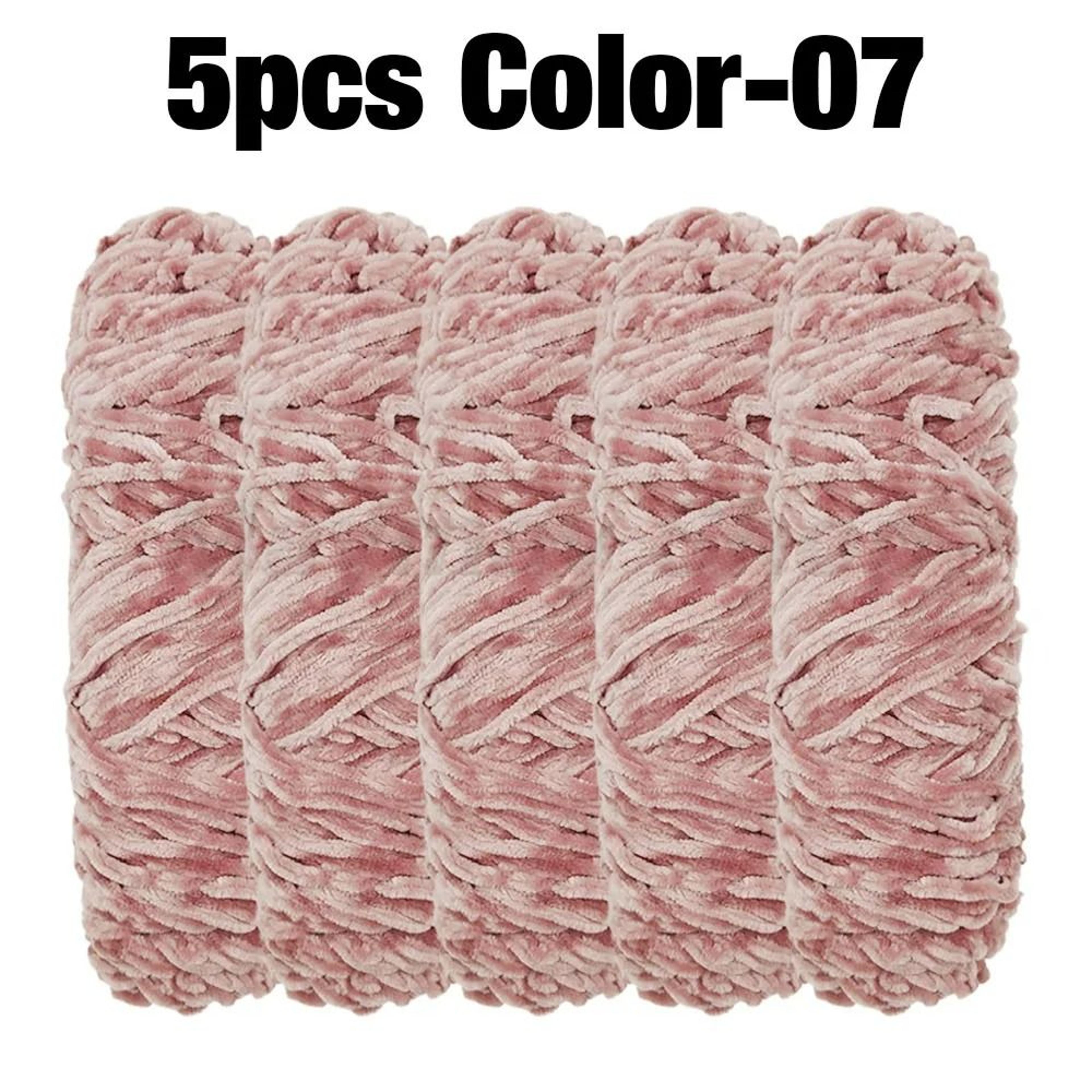 Premium Velvet Chenille Yarn Pack For Blankets Coats  Cushions 11
