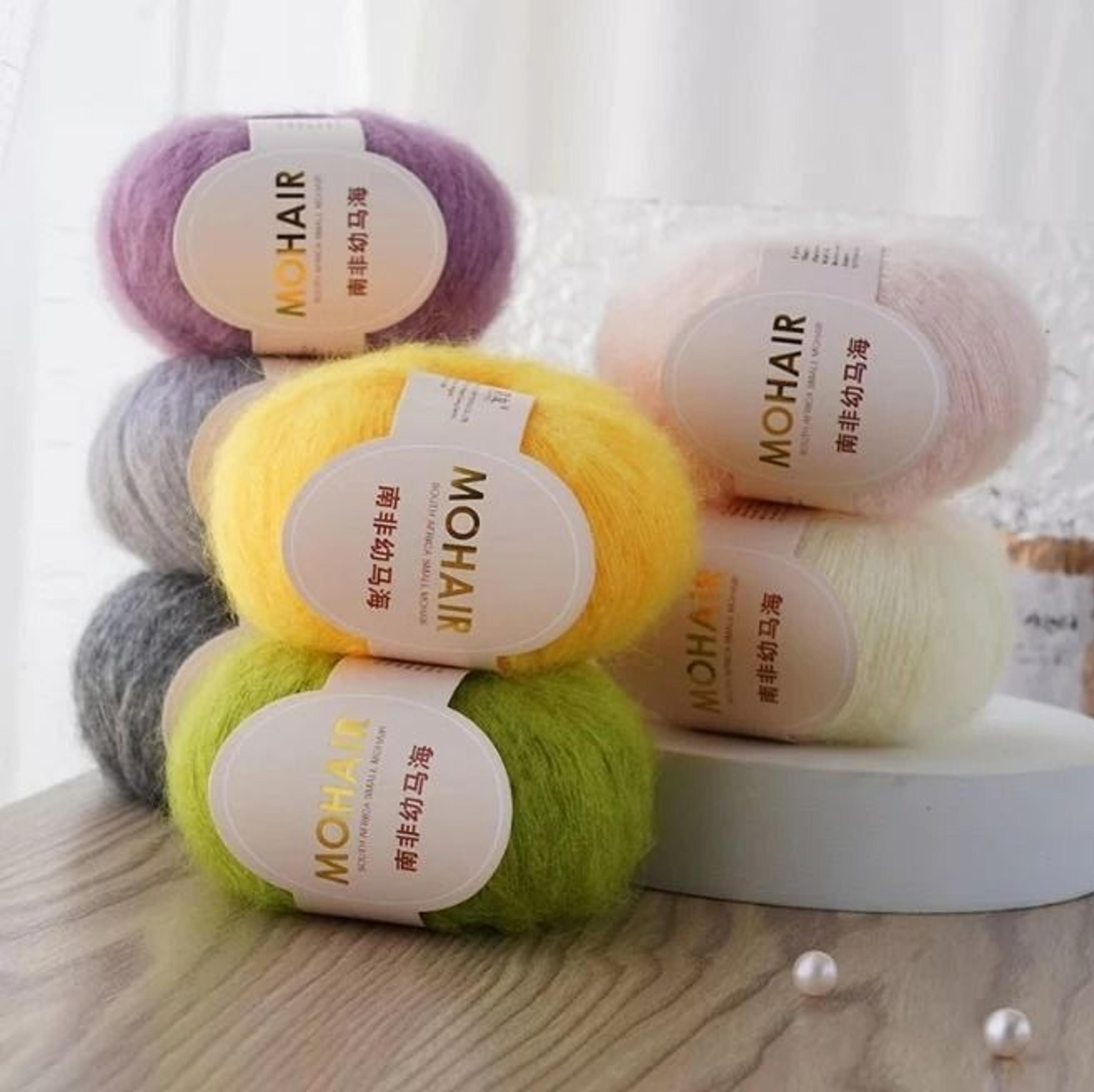 HighContent Mohair Yarn For Shawls Sweaters  Delicate Crafts 1