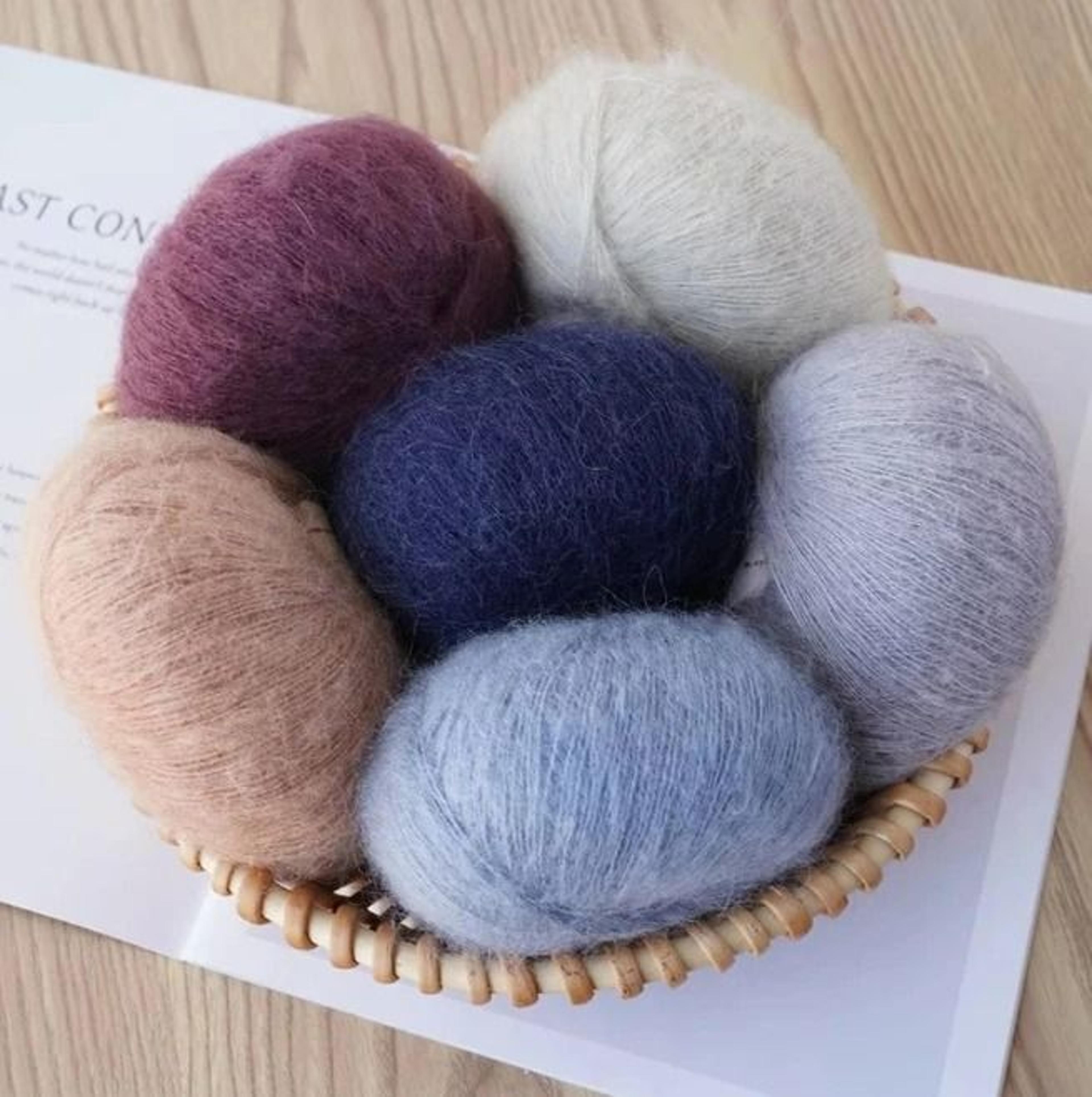 HighContent Mohair Yarn For Shawls Sweaters  Delicate Crafts 3