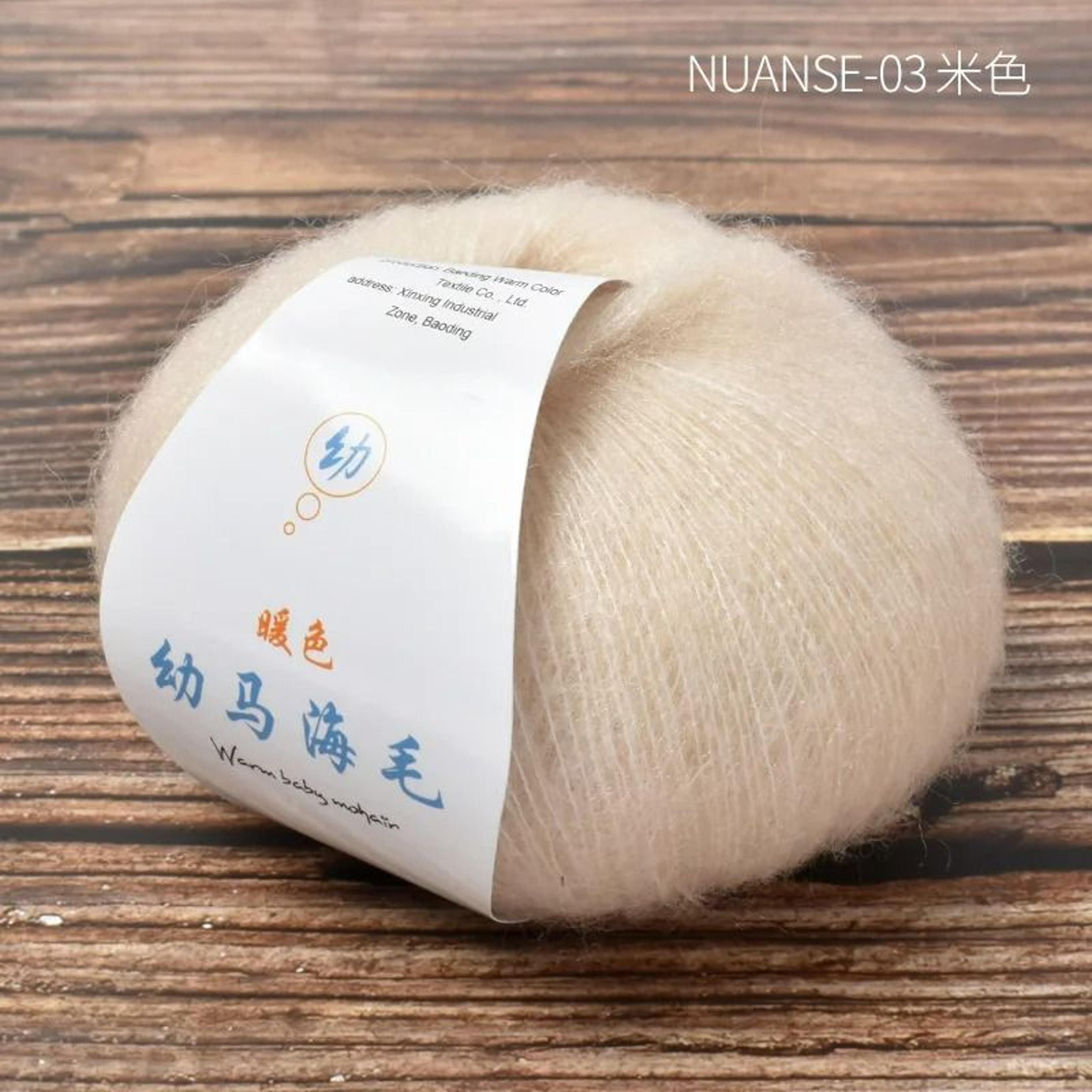 Soft Mohair  Angora Wool Yarn For Sweaters Scarves  Shawls 19