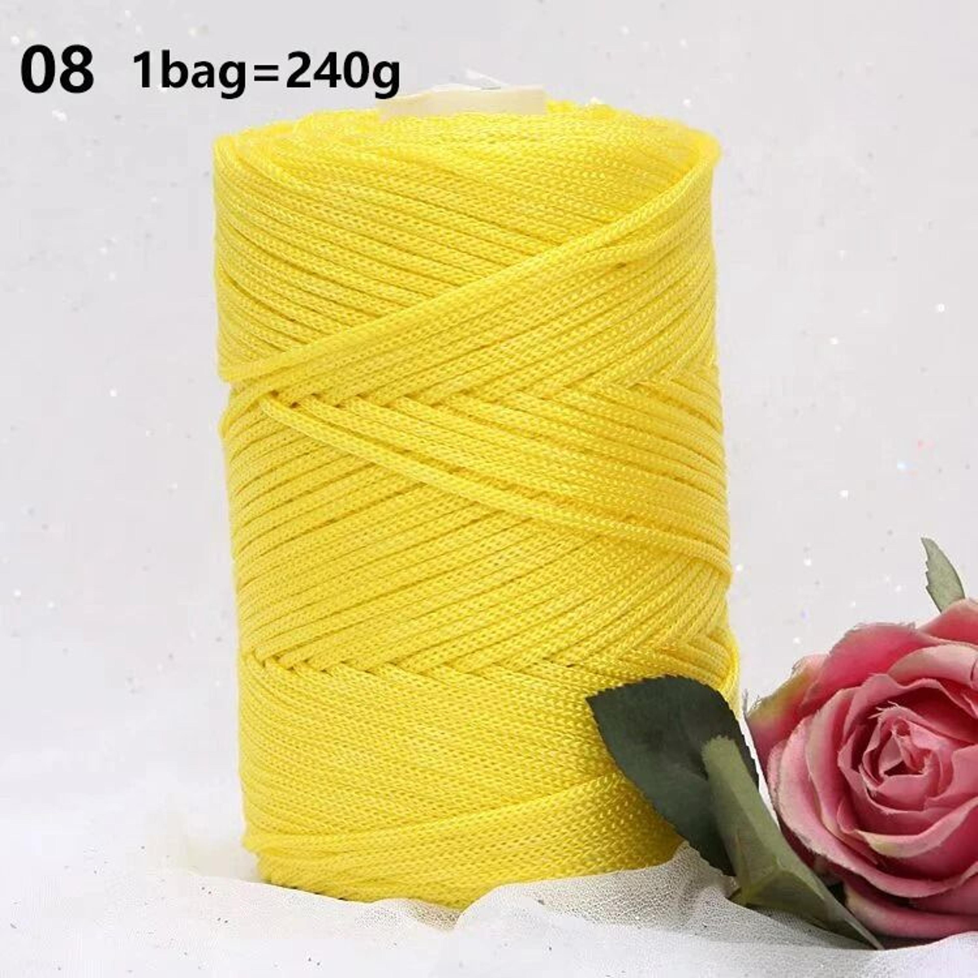 Hollow Ice Silk Yarn For Summer Crochet Bags Hats  DIY Crafts 15