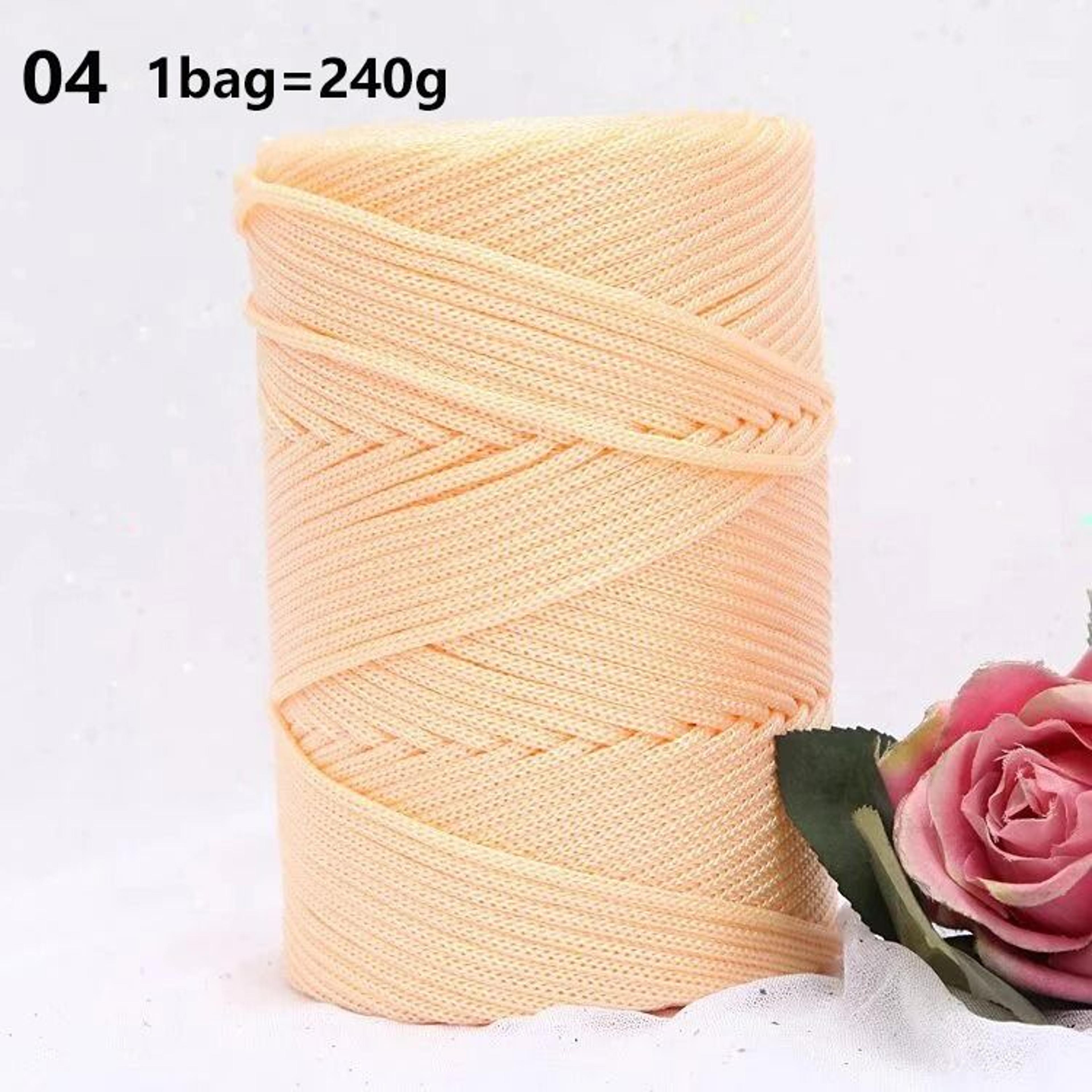 Hollow Ice Silk Yarn For Summer Crochet Bags Hats  DIY Crafts 8