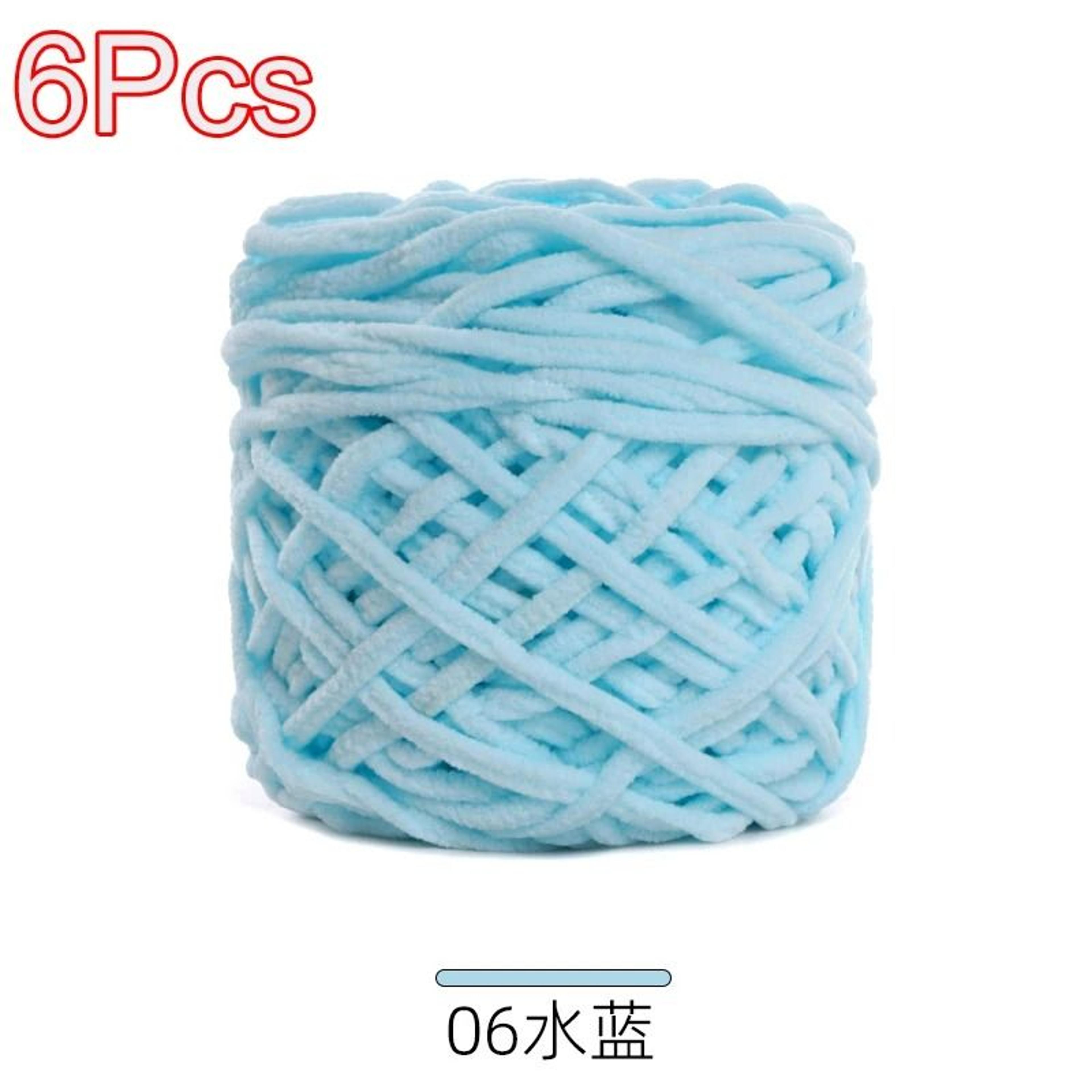 Thin Velvet Chenille Yarn 6Pack For Amigurumi Sweaters  Blankets 9