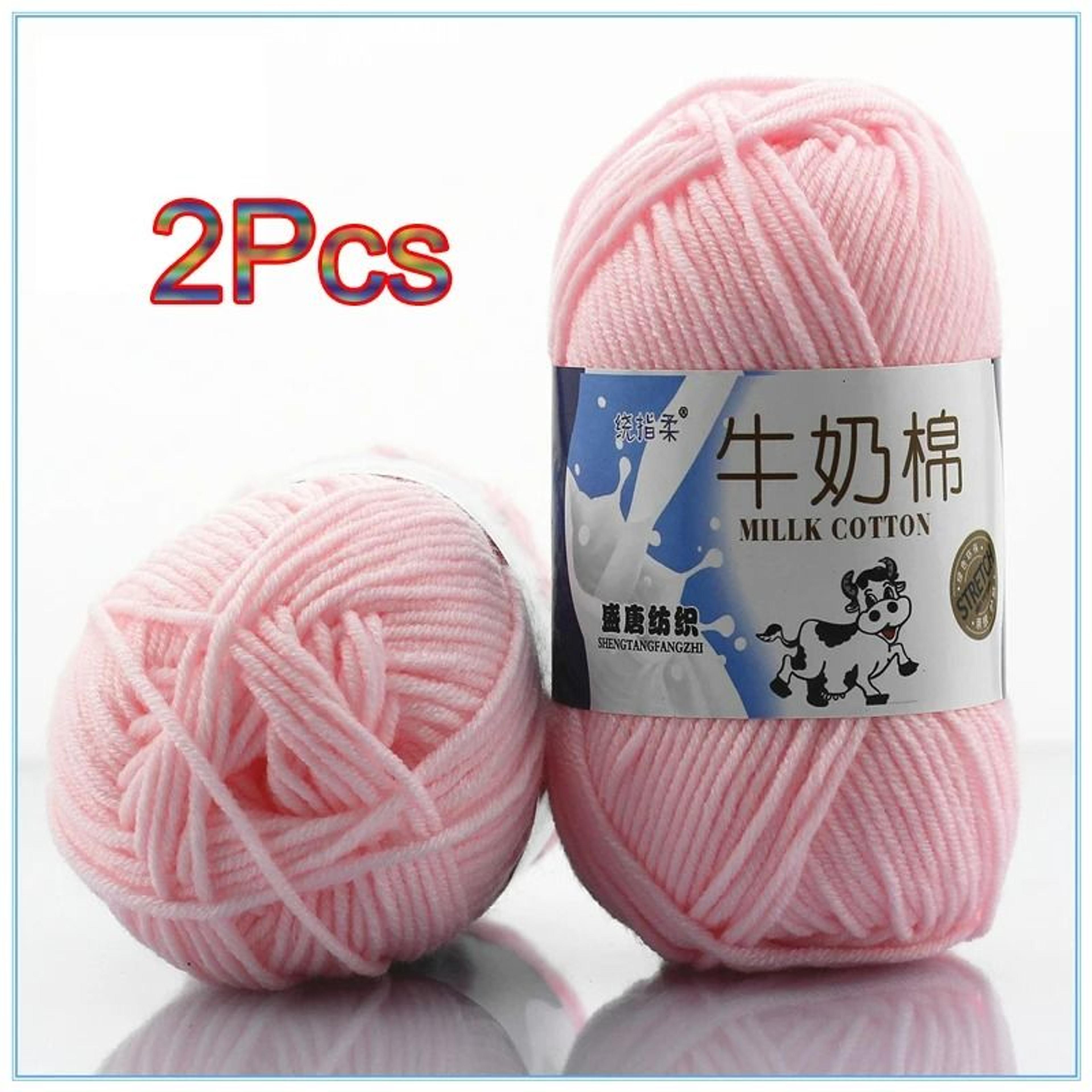 5Ply Milk Cotton Yarn 2Pack For Scarves Sweaters  DIY Crafts 9