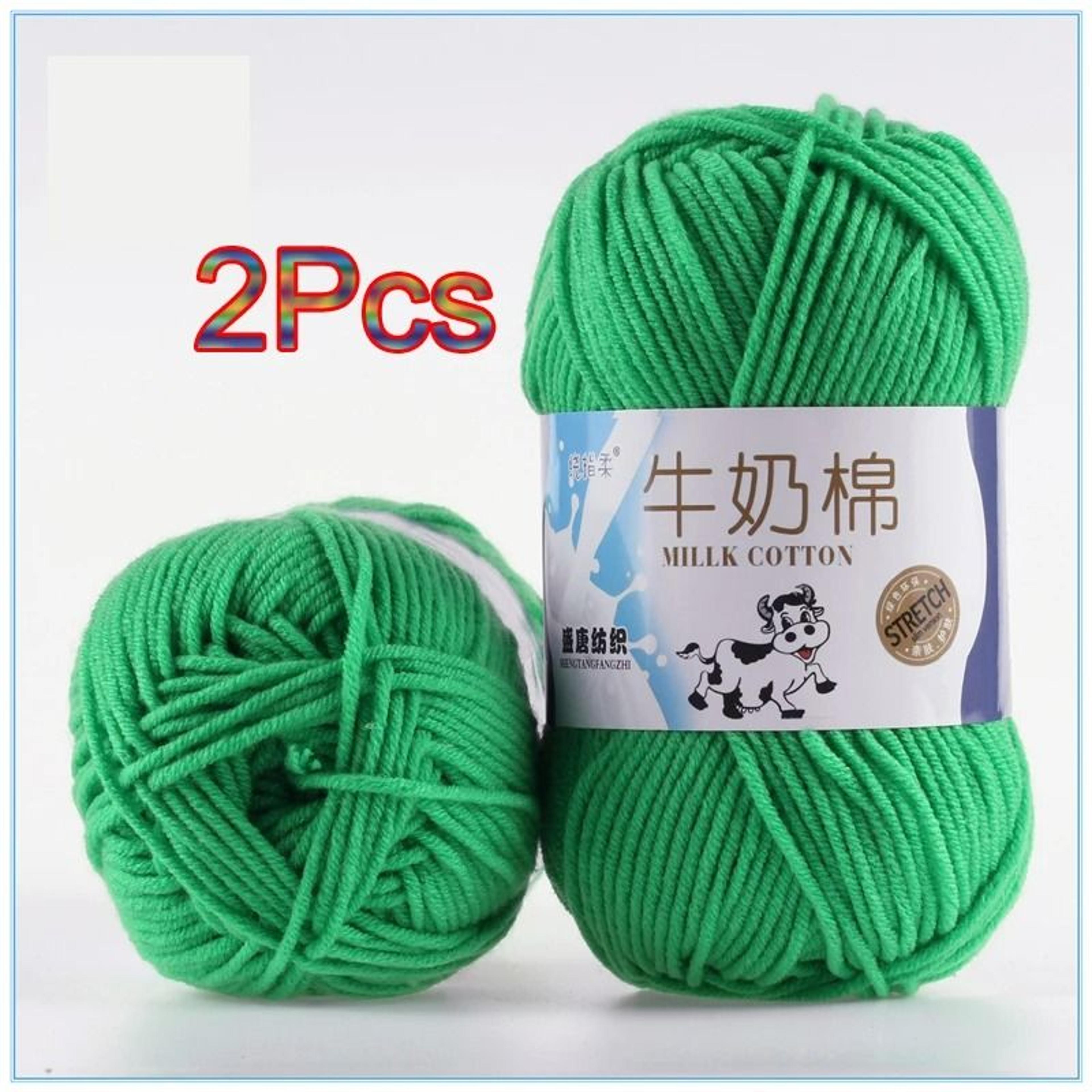 5Ply Milk Cotton Yarn 2Pack For Scarves Sweaters  DIY Crafts 18