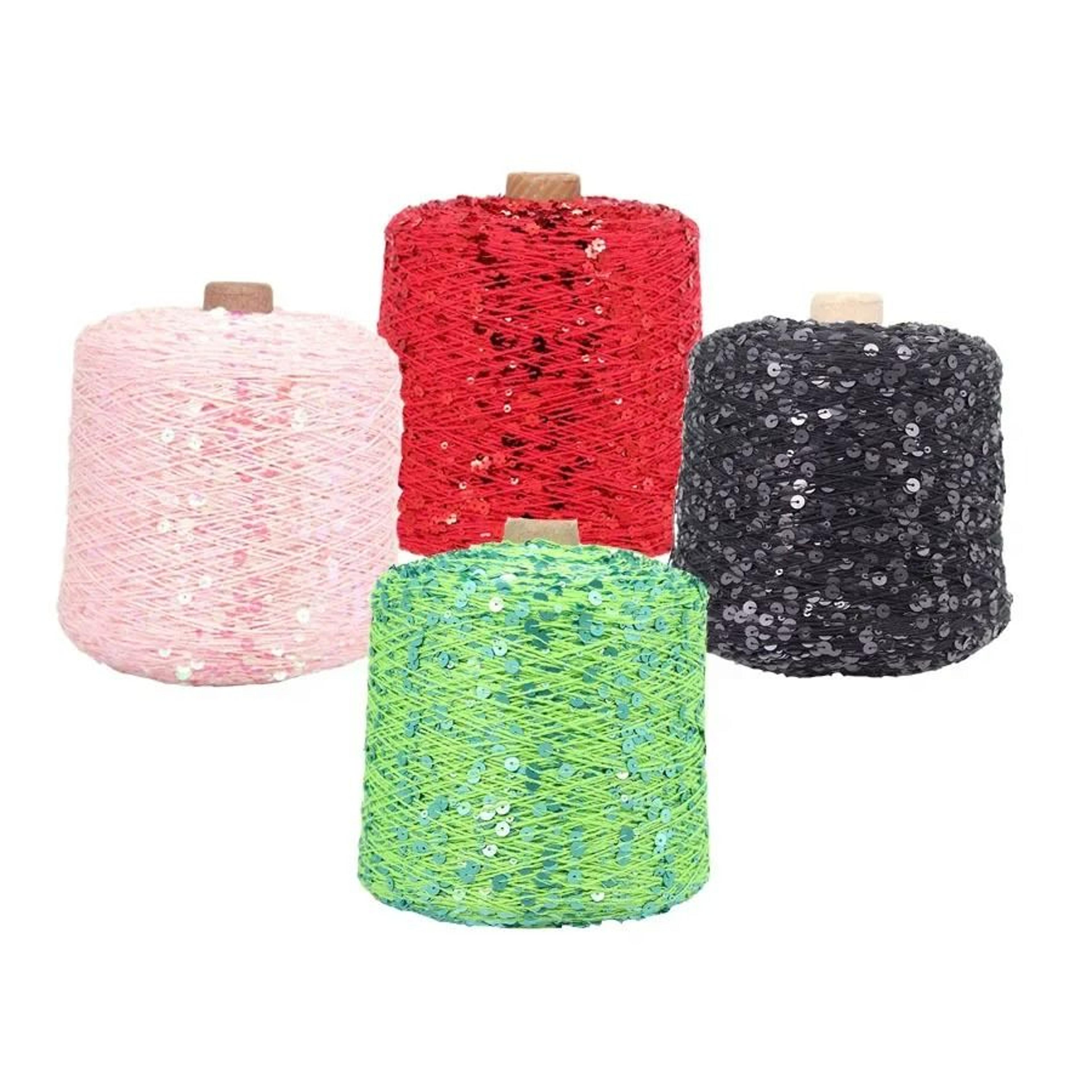 Sparkle Sequin  Lurex Yarn For DIY Sweaters Bags  Crafts 4