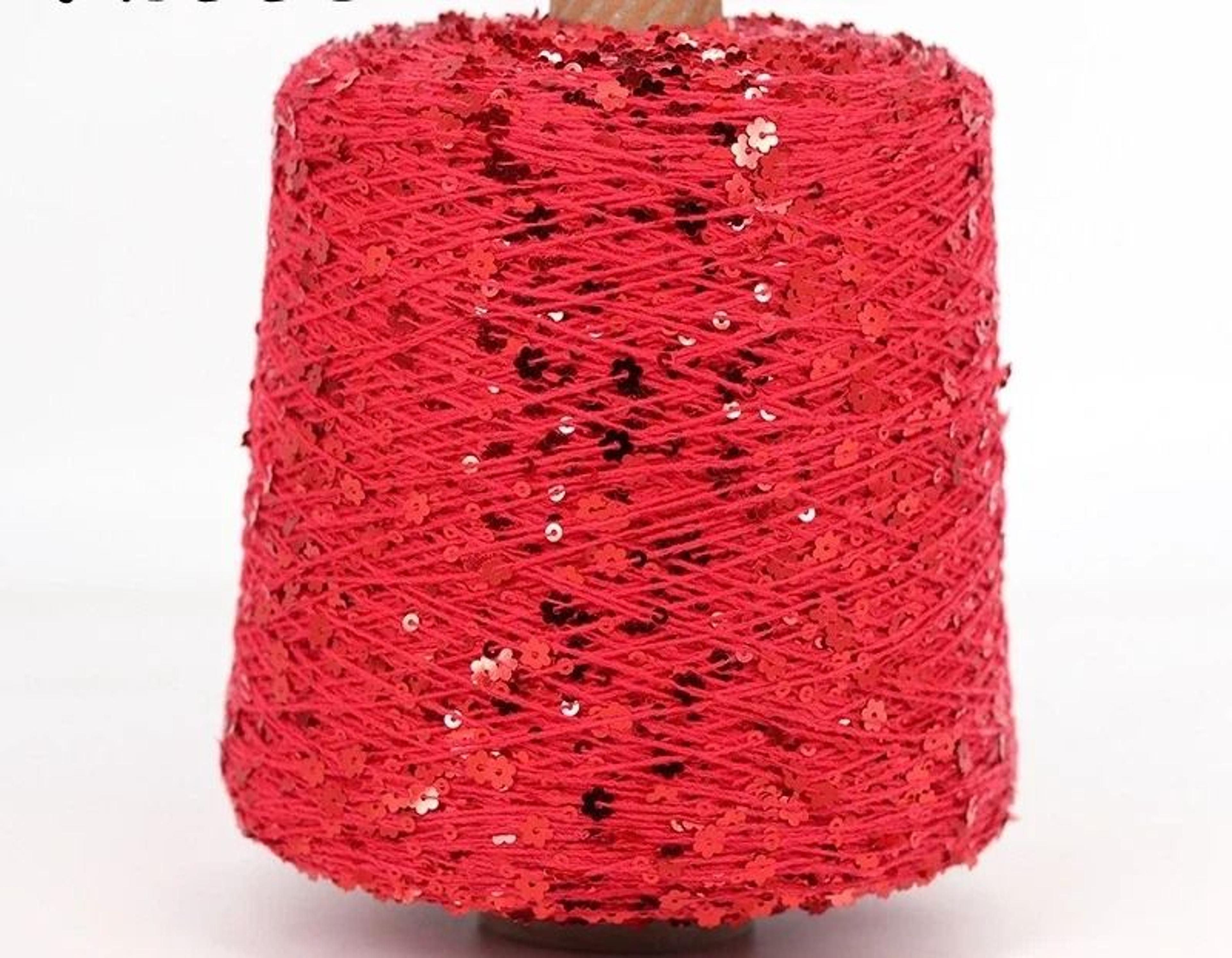 Sparkle Sequin  Lurex Yarn For DIY Sweaters Bags  Crafts 7