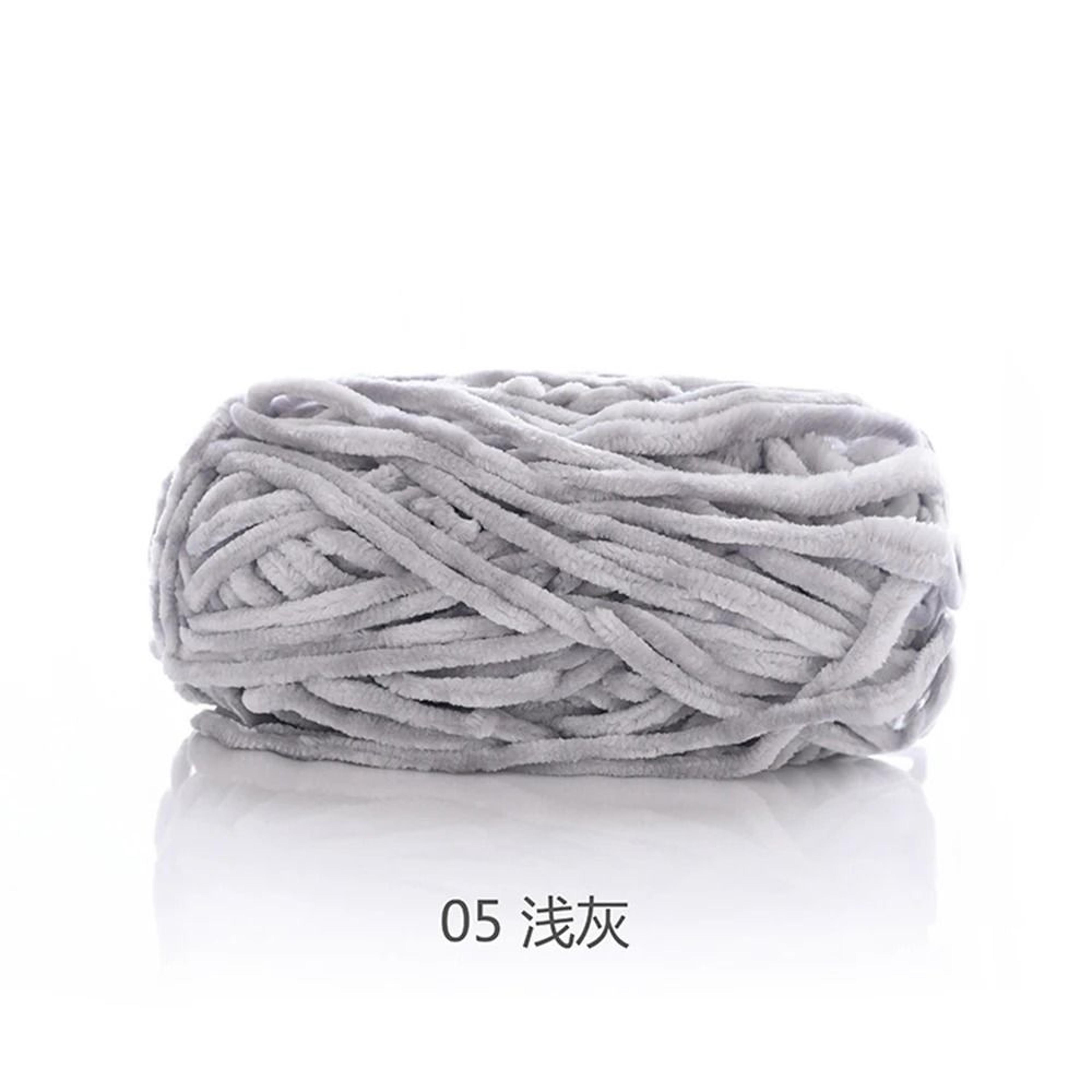 Plush Chenille Velvet Yarn For Blankets Scarves  DIY Crafts 10