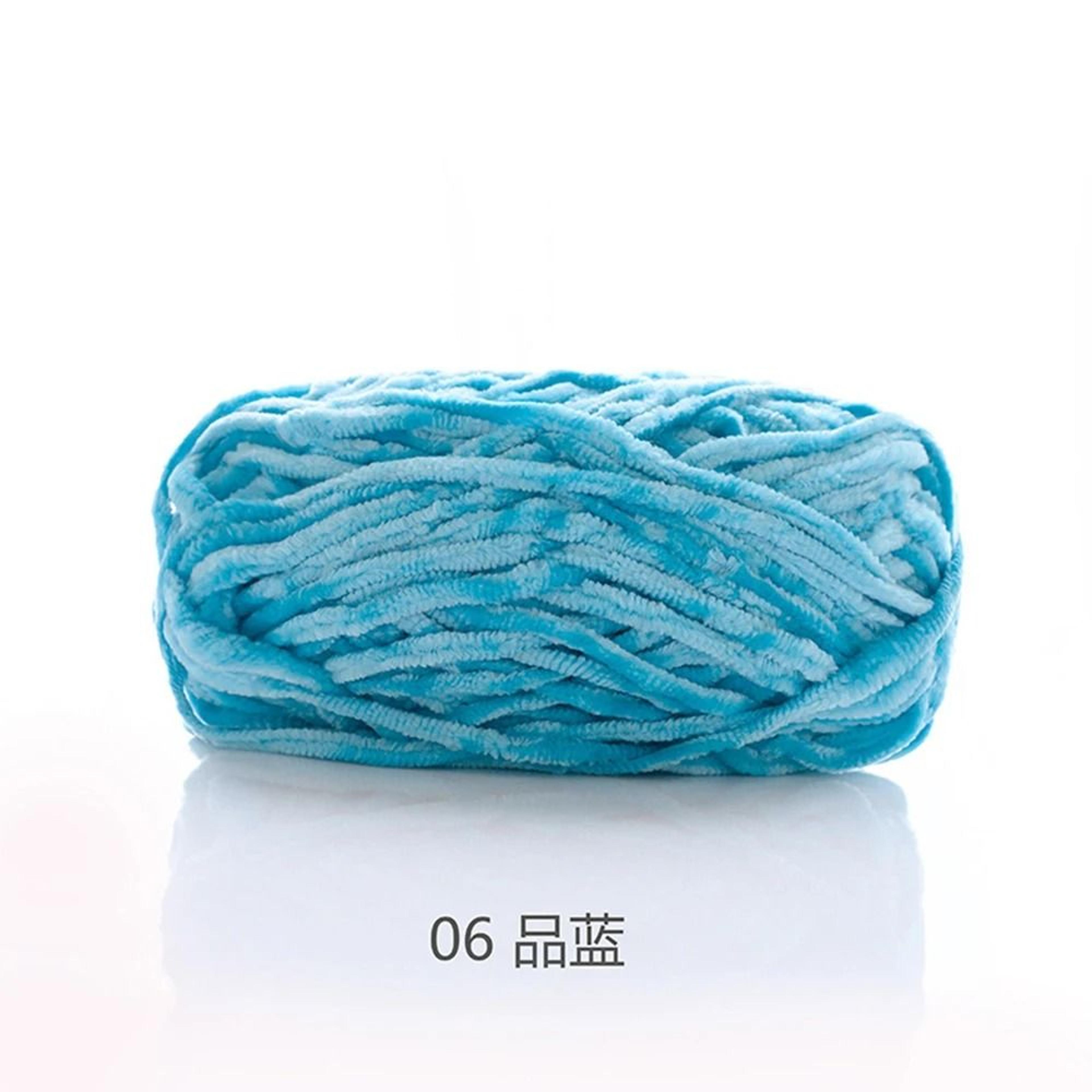 Plush Chenille Velvet Yarn For Blankets Scarves  DIY Crafts 11