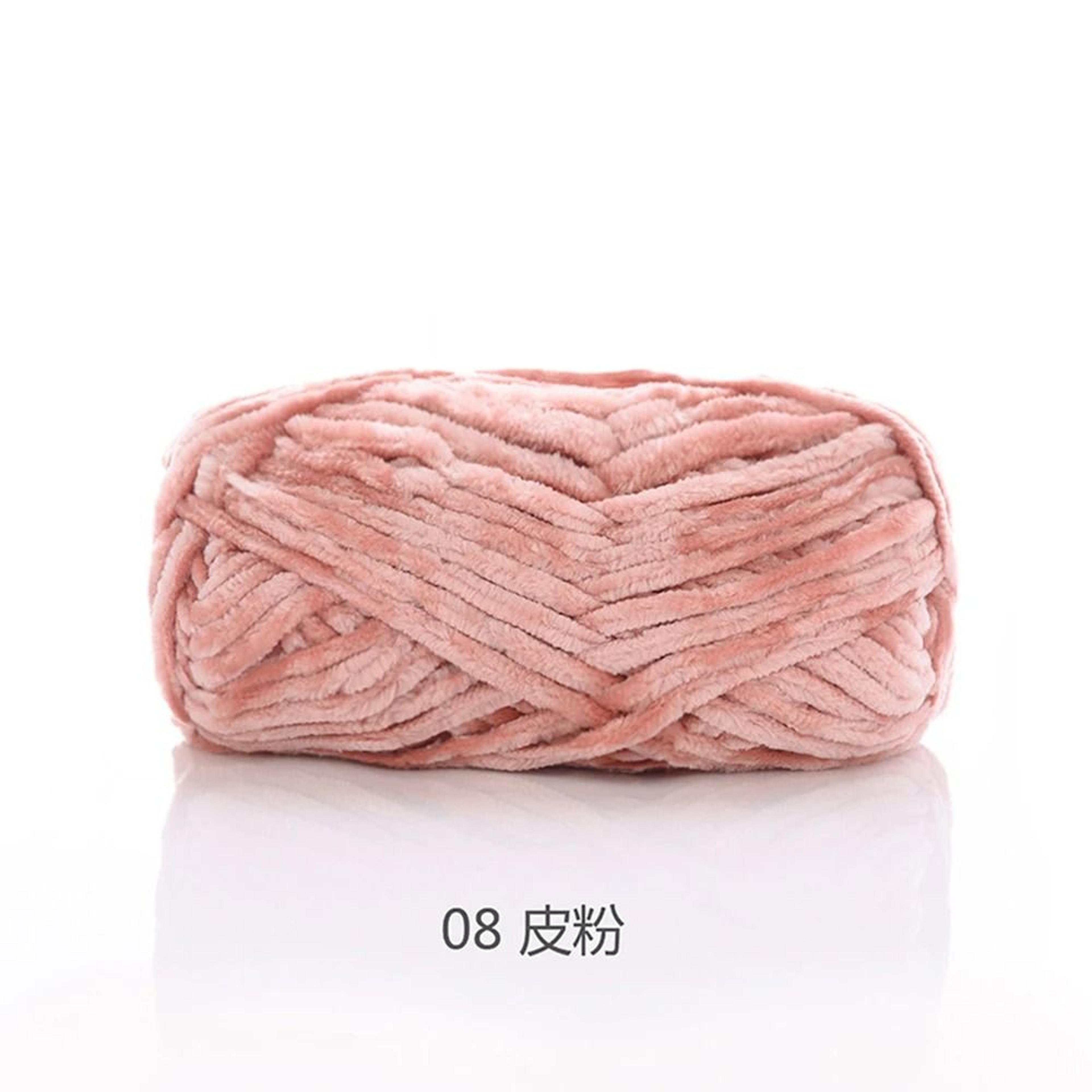 Plush Chenille Velvet Yarn For Blankets Scarves  DIY Crafts 13