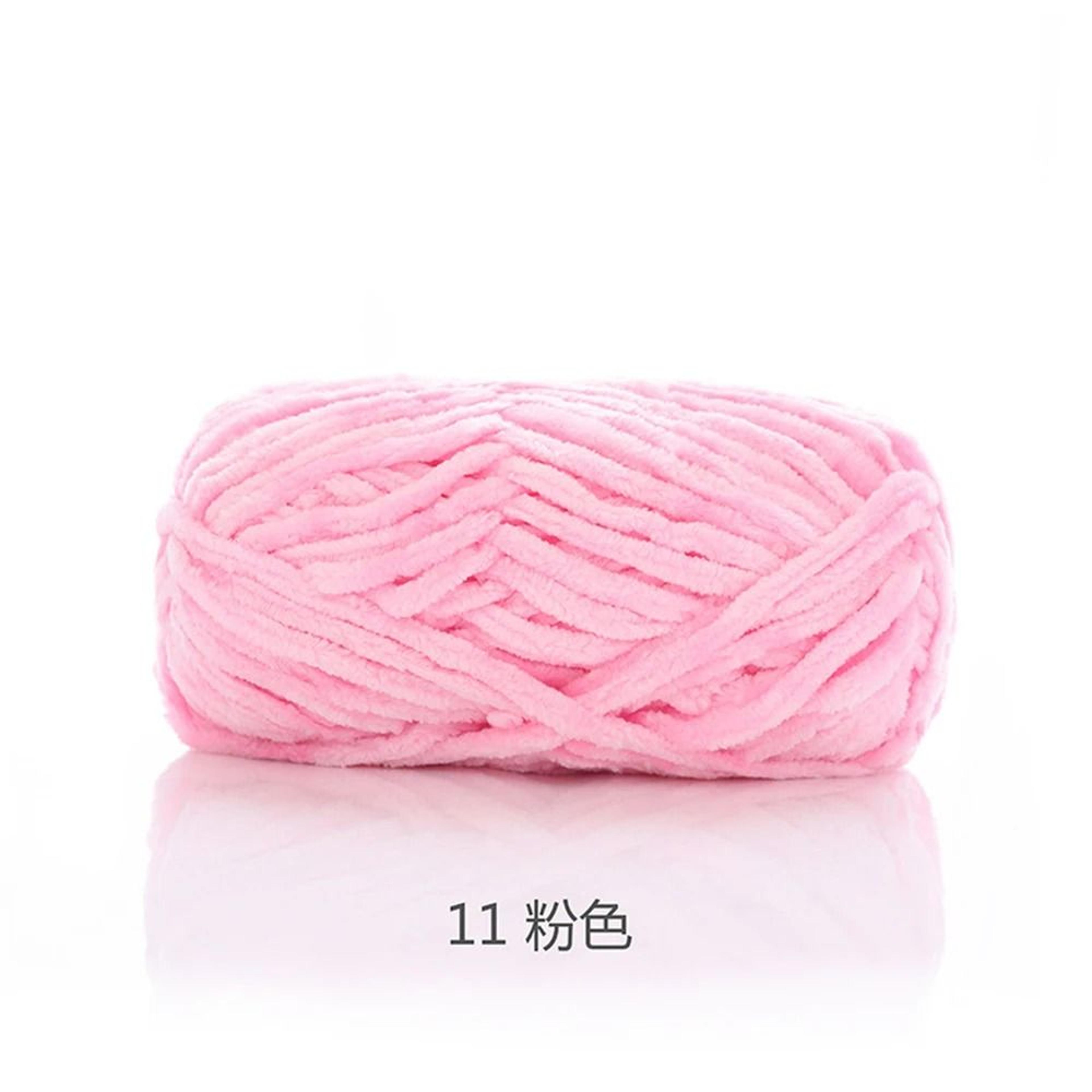 Plush Chenille Velvet Yarn For Blankets Scarves  DIY Crafts 16