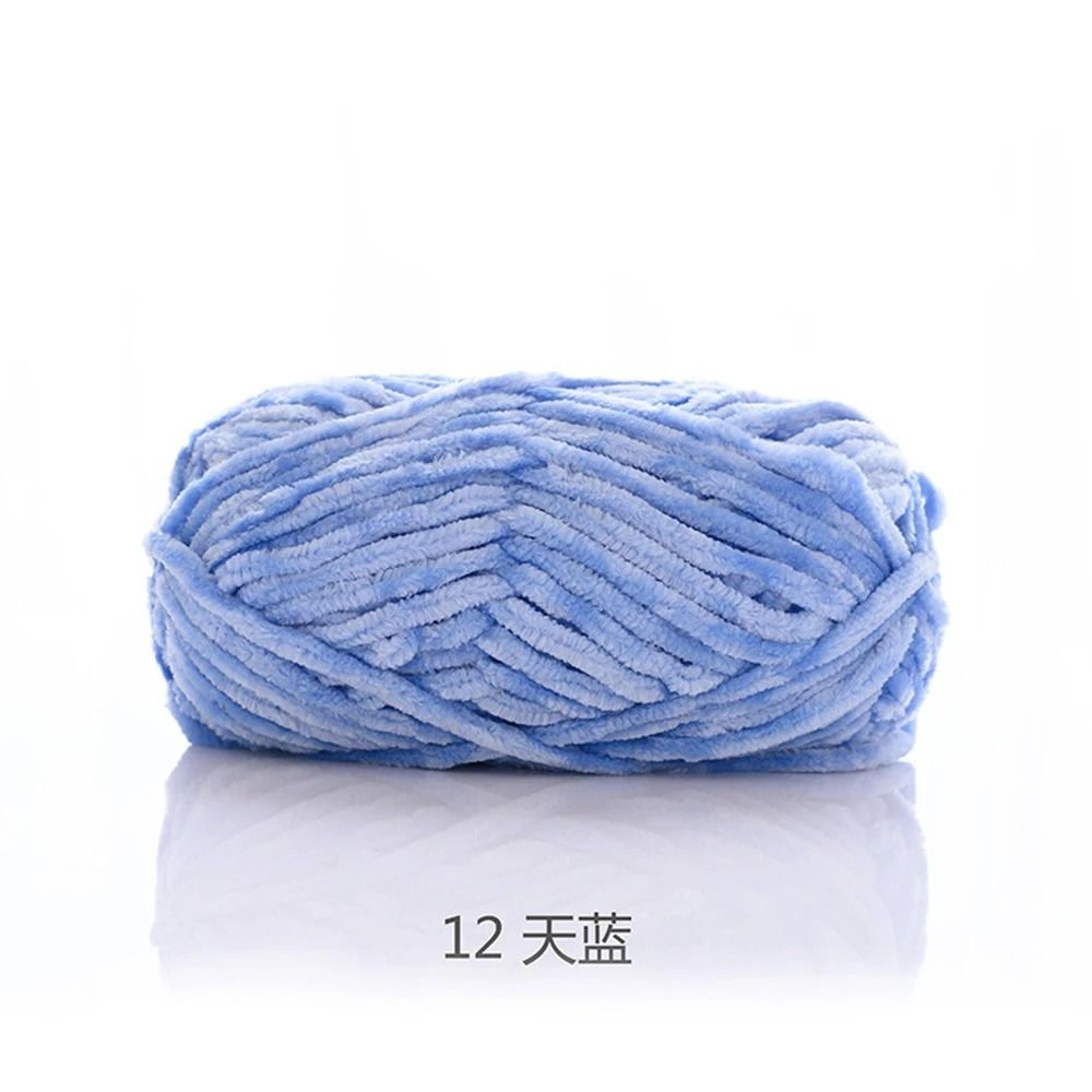 Plush Chenille Velvet Yarn For Blankets Scarves  DIY Crafts 17