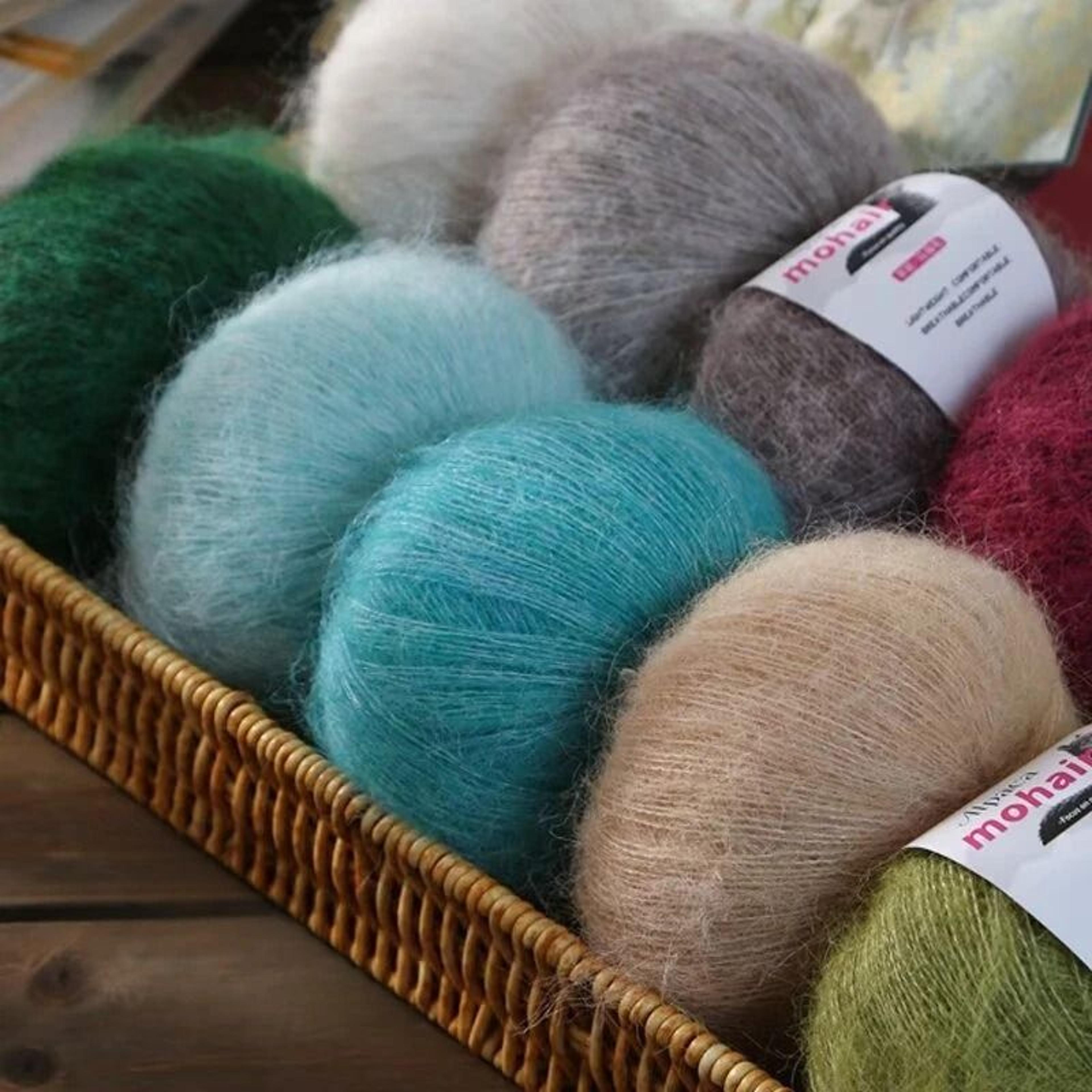 Lightweight Alpaca Mohair Yarn For Sweaters Scarves  Outerwear 3